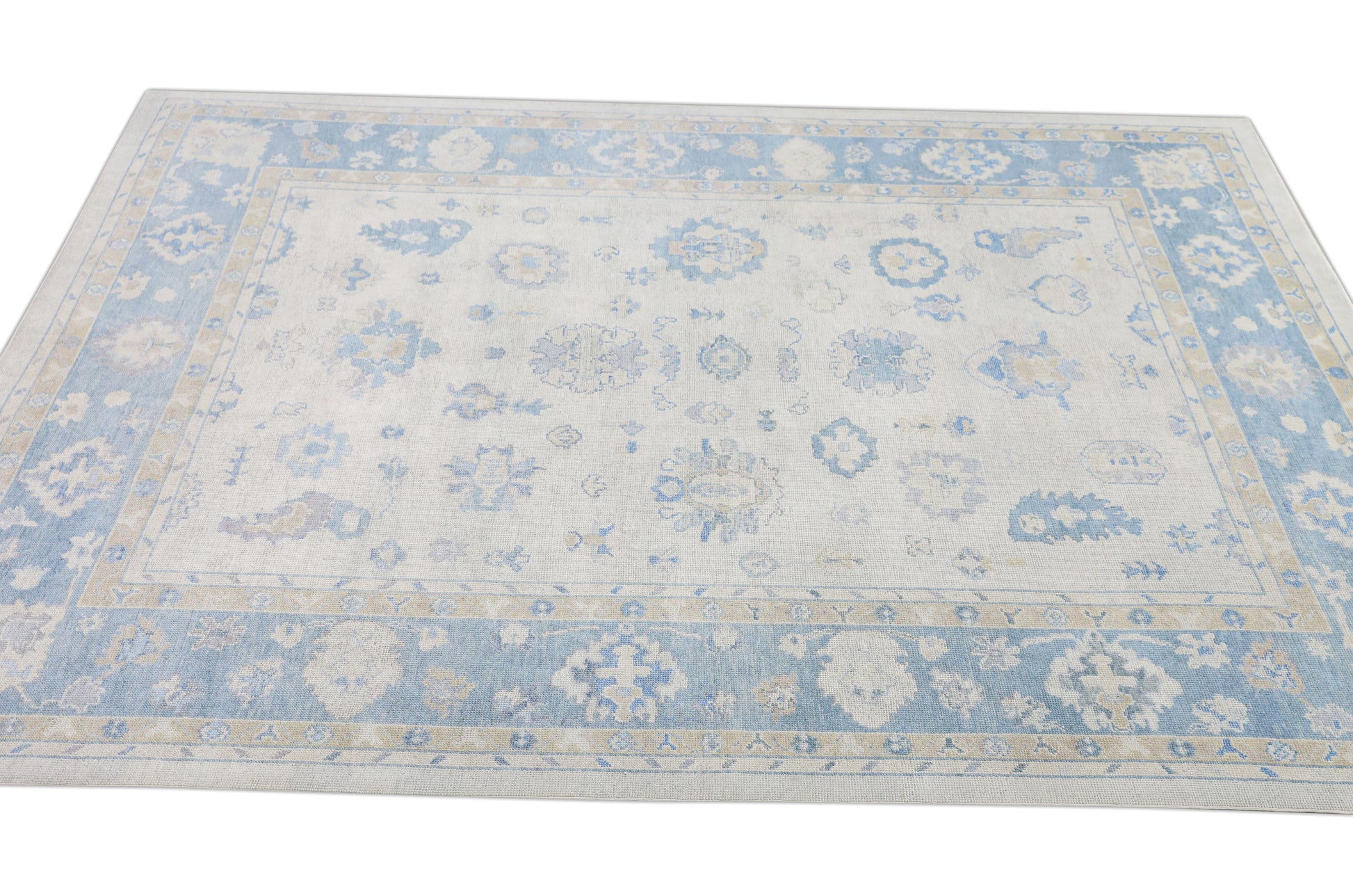 Turkish Oushak Rug 9'1" x 12'6" #4247