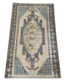 Oriental Hand Knotted Vintage Turkish Mini Rug 1'9" x 3'2" #33