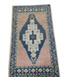 Oriental Hand Knotted Vintage Turkish Mini Rug 1'9" x 3'3" #100
