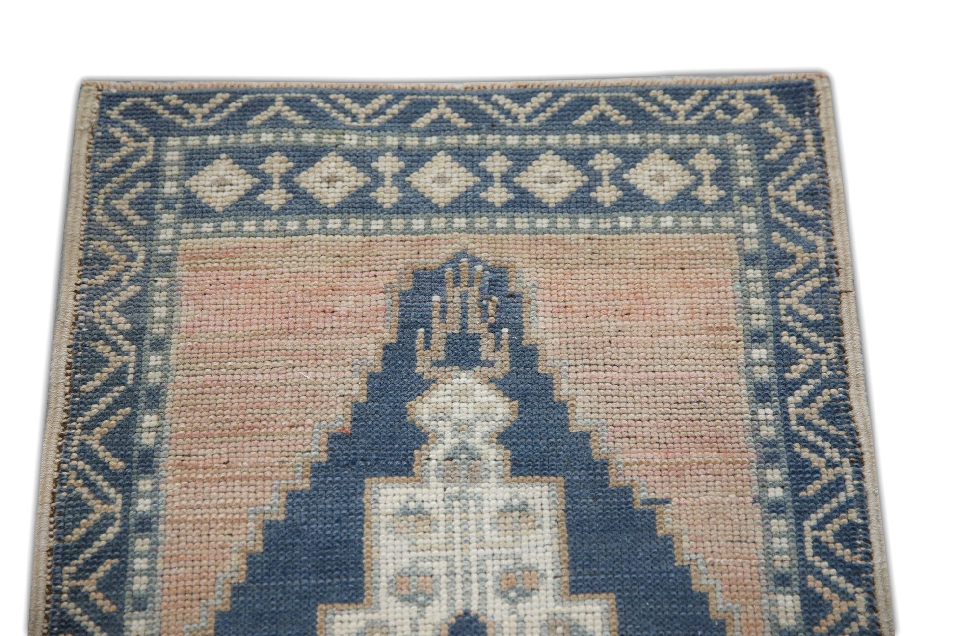 Oriental Hand Knotted Vintage Turkish Mini Rug 1'9" x 3'3" #100