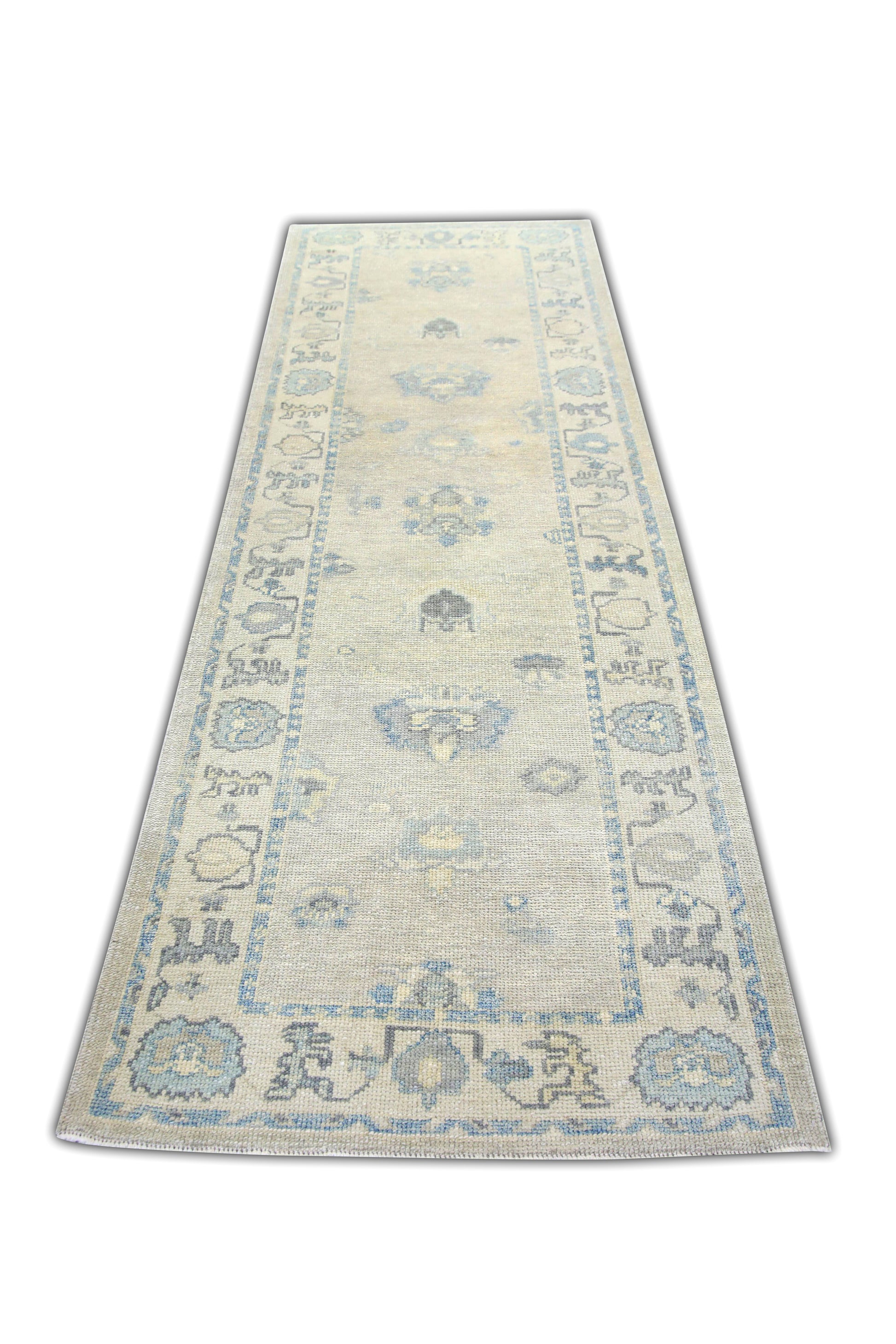Turkish Oushak Rug 3'2" x 9'9" #5381