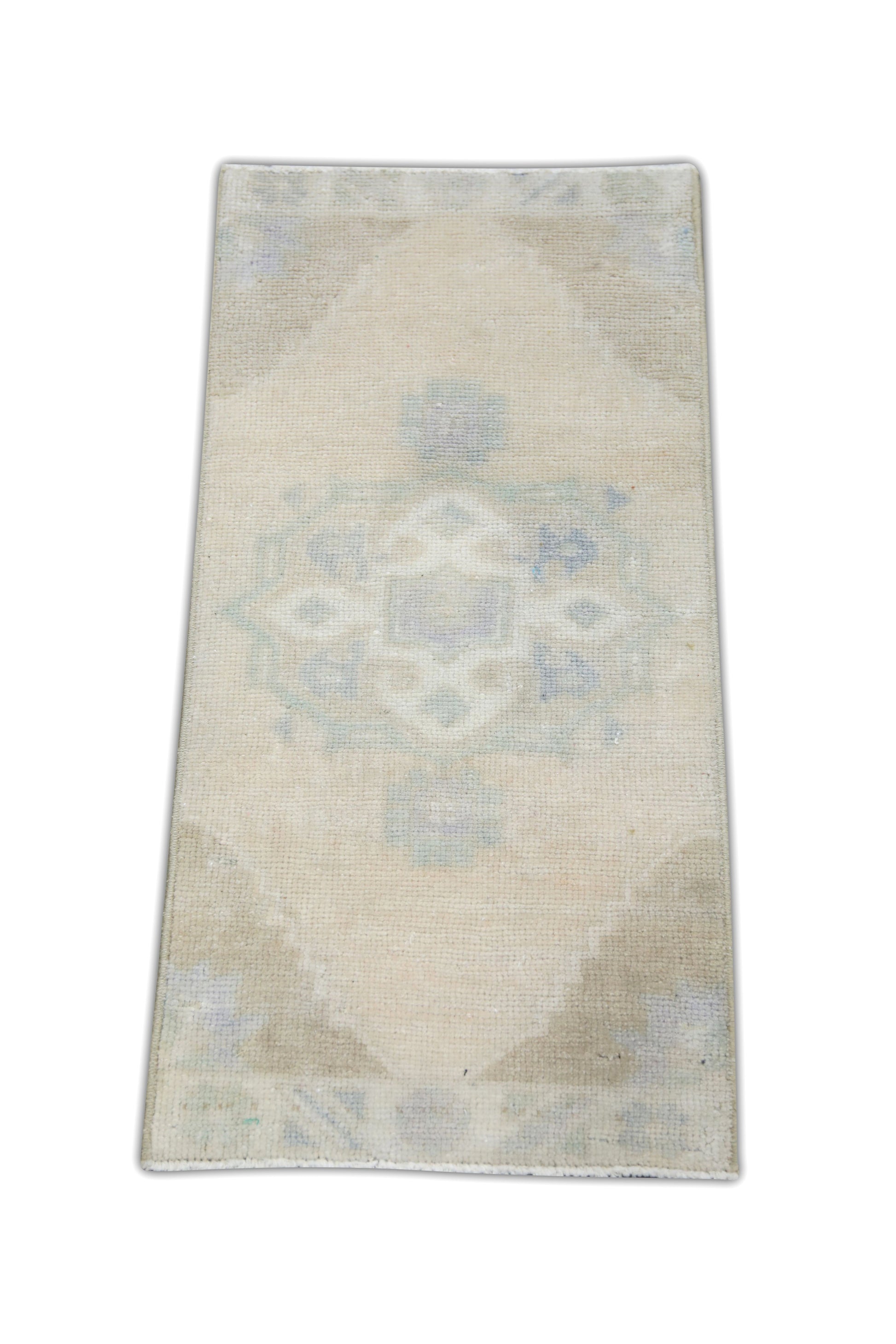 Oriental Hand Knotted Vintage Turkish Mini Rug 1'3" x 2'7" #07