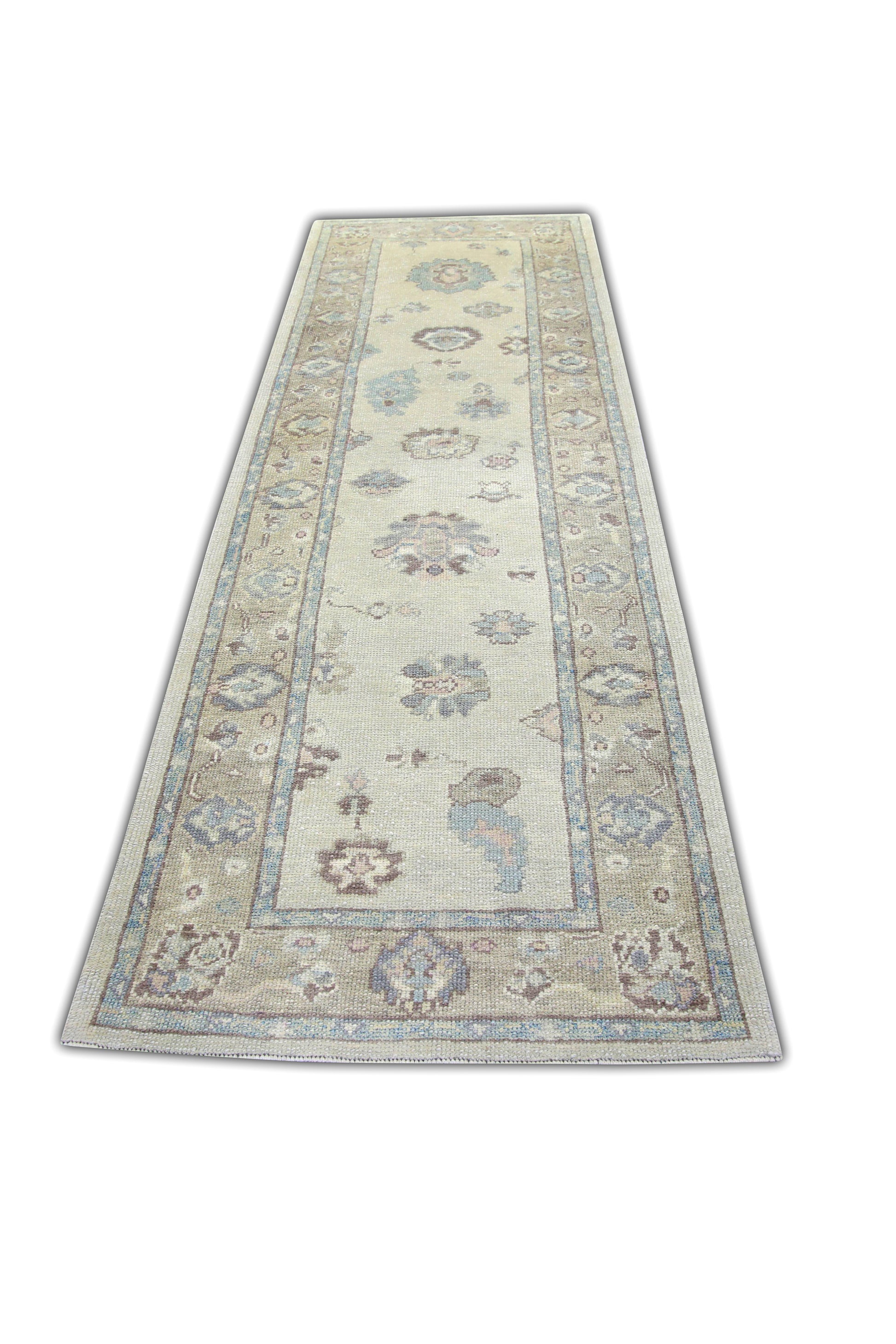 Turkish Oushak Rug 3'2" x 9'7" #5003