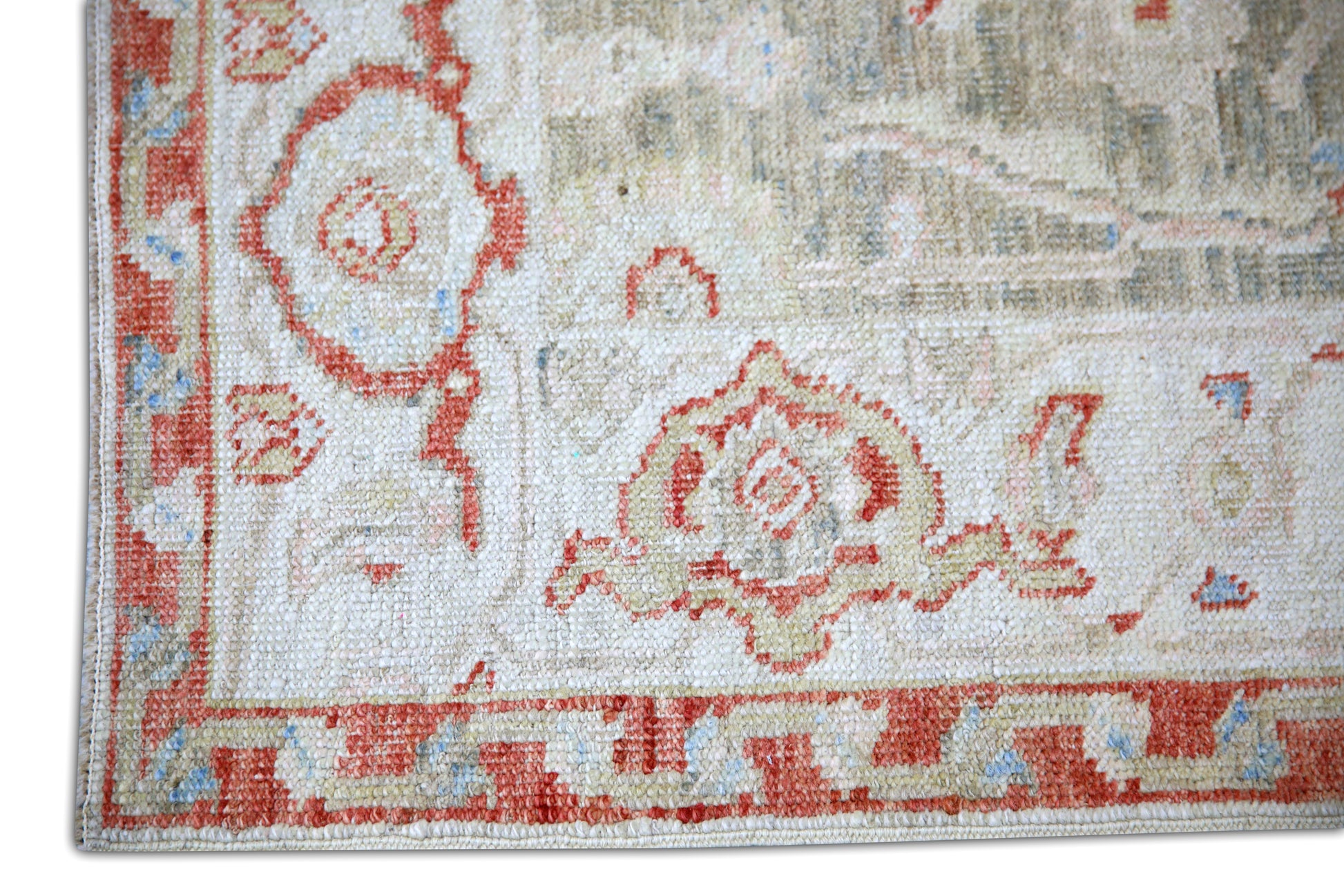Turkish Antique Look Oushak Rug 2'8" x 9'6" #5053