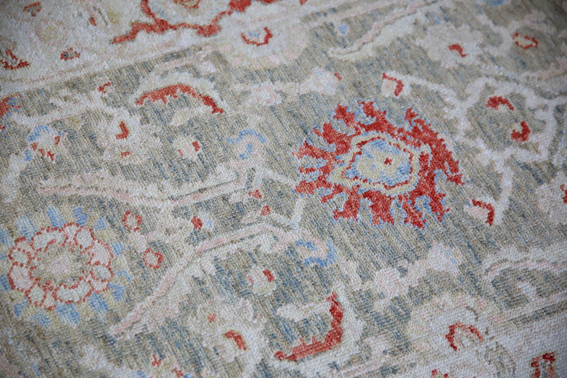 Turkish Antique Look Oushak Rug 2'8" x 9'6" #5053
