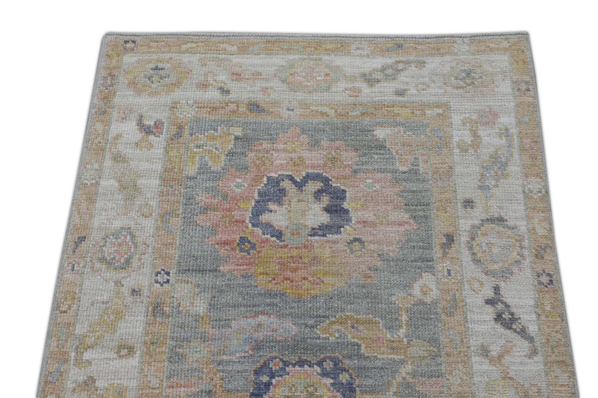Turkish Oushak Rug 2'10" x 4'3" #2862