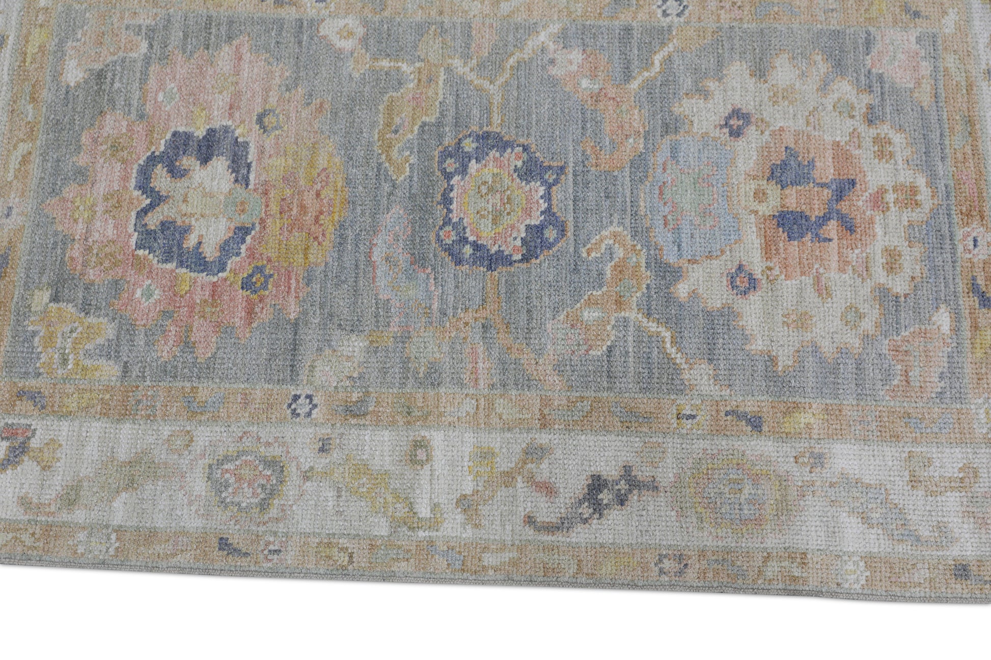 Turkish Oushak Rug 2'10" x 4'3" #2862