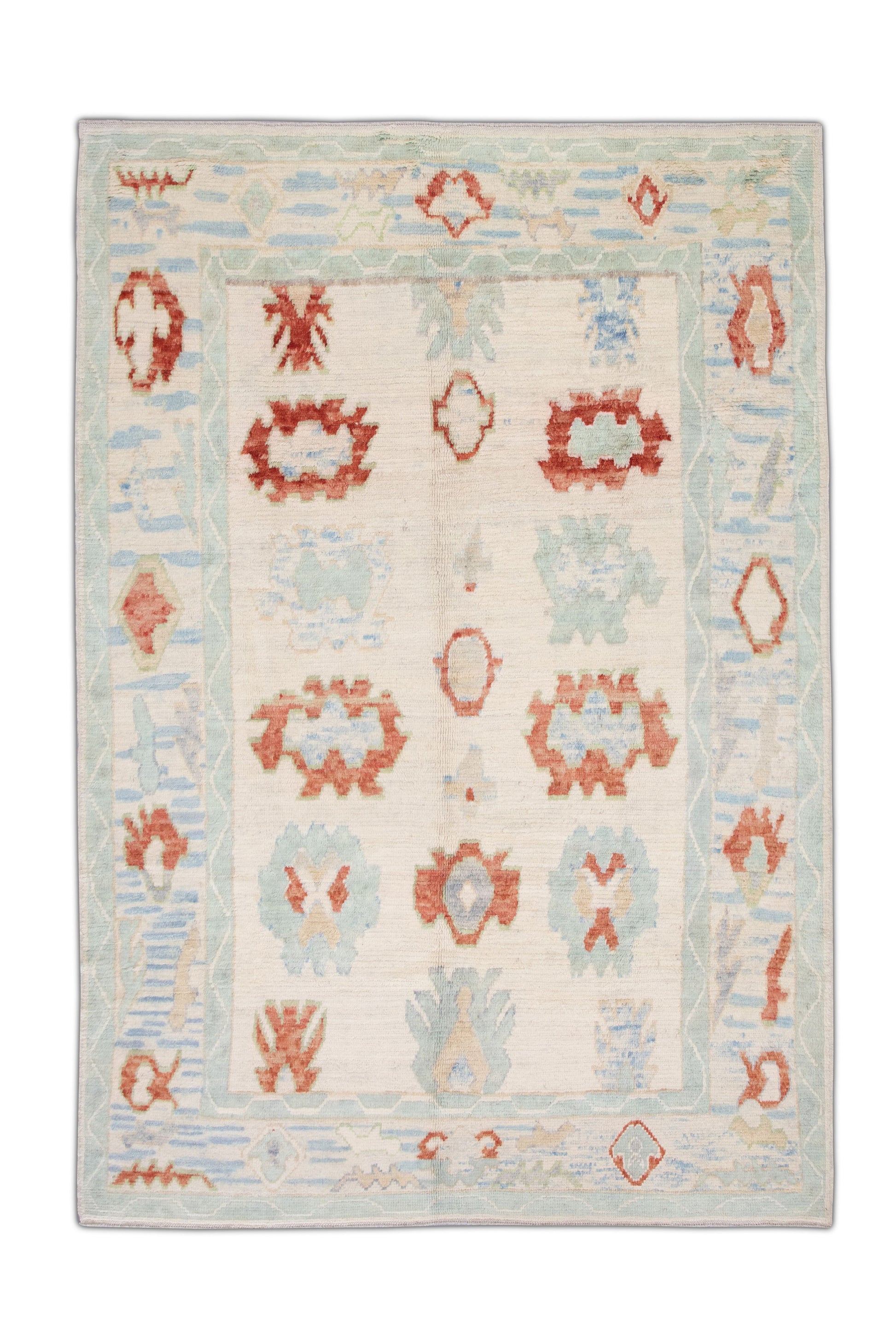 Turkish Oushak Rug 7'8" x 11' #33