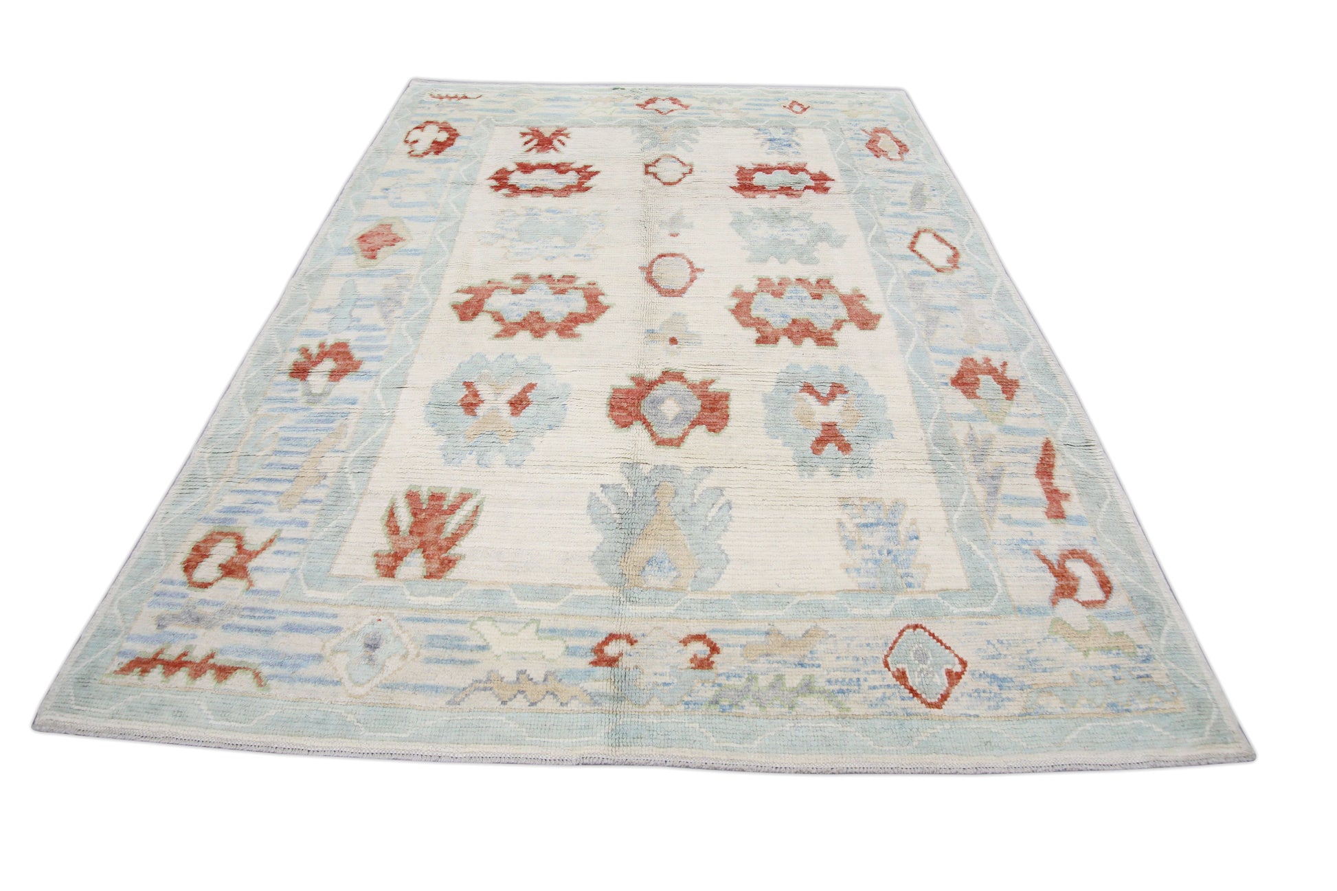 Turkish Oushak Rug 7'8" x 11' #33