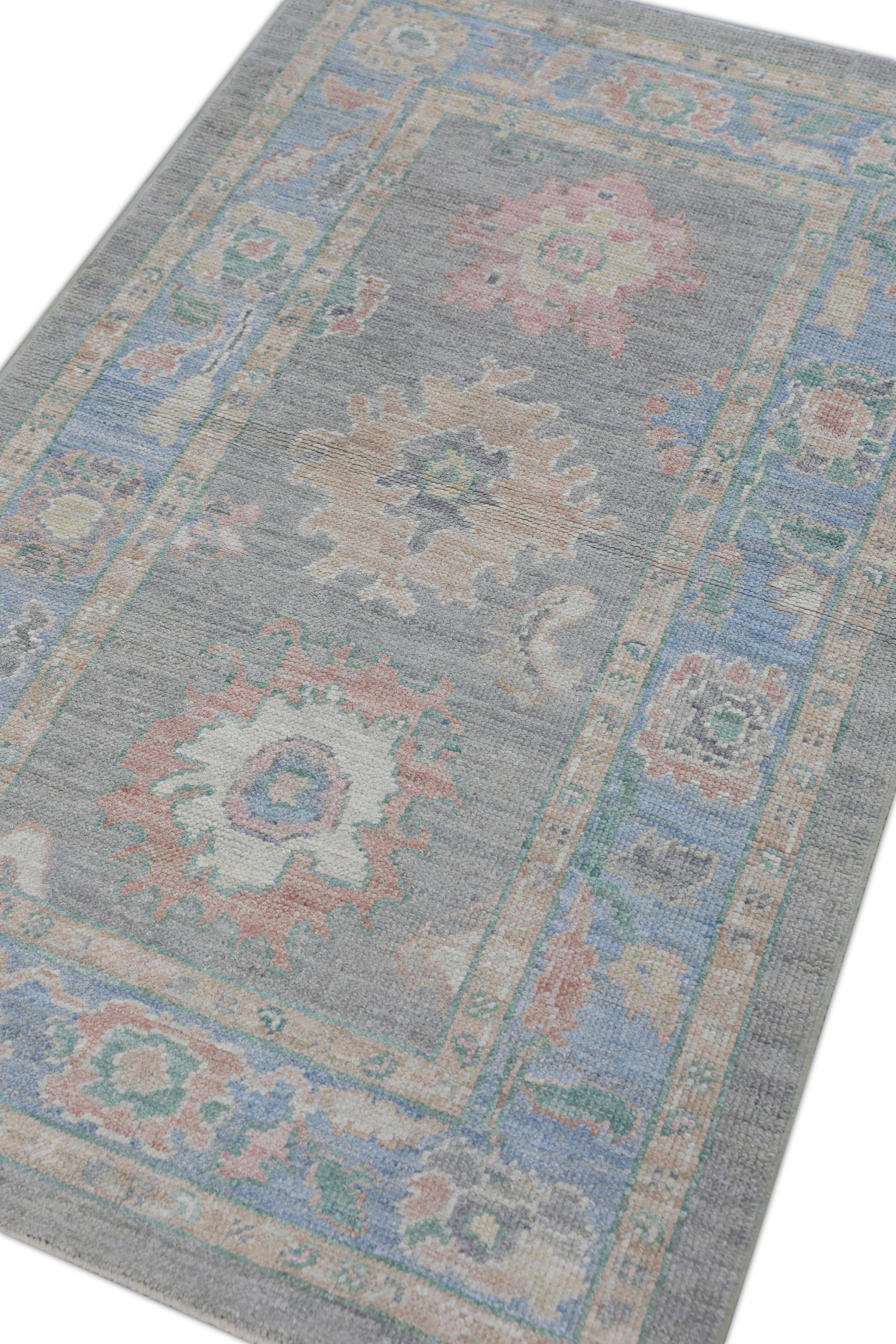 Turkish Oushak Rug 3'2" x 5'1" #2642