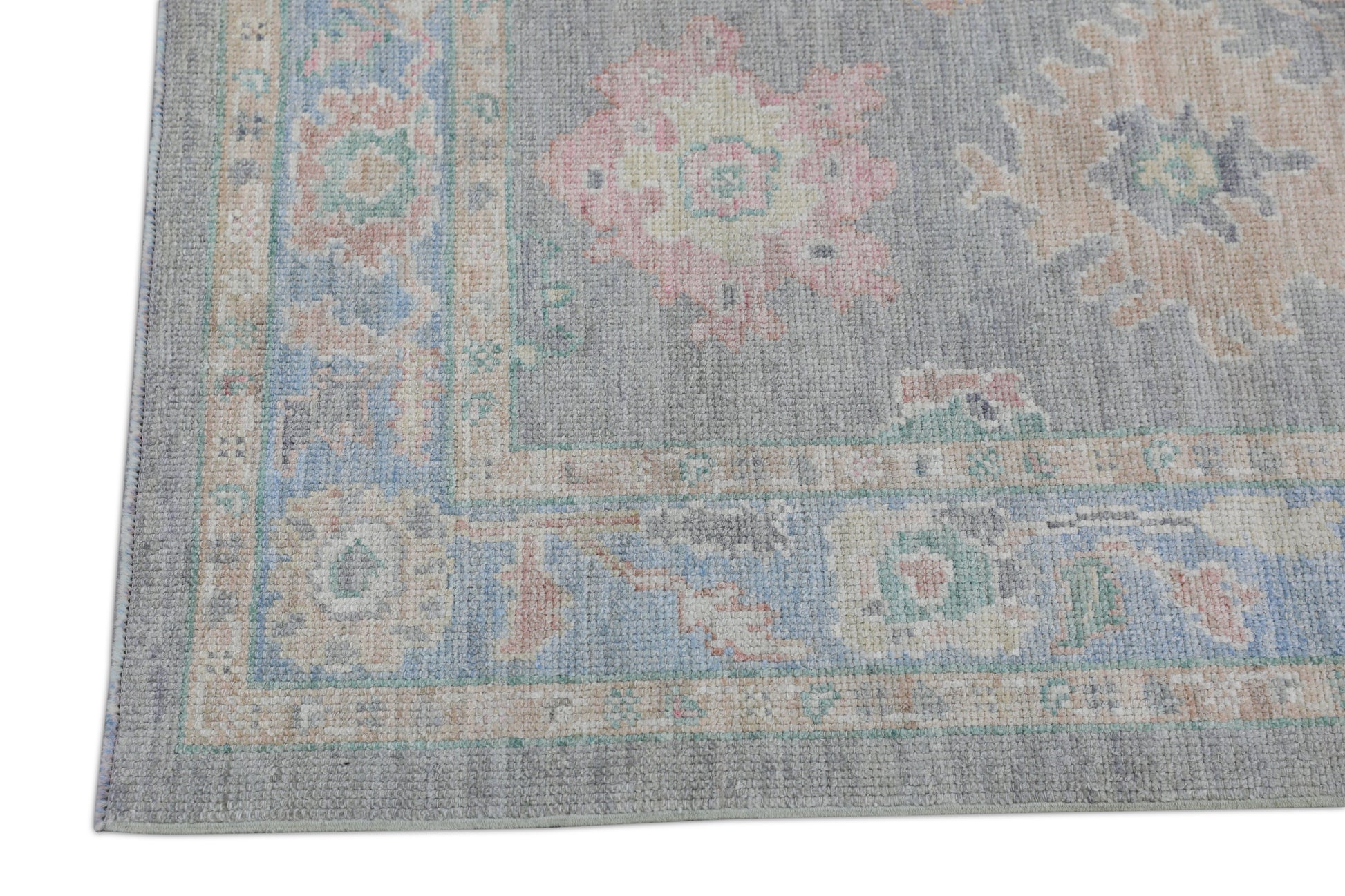 Turkish Oushak Rug 3'2" x 5'1" #2642