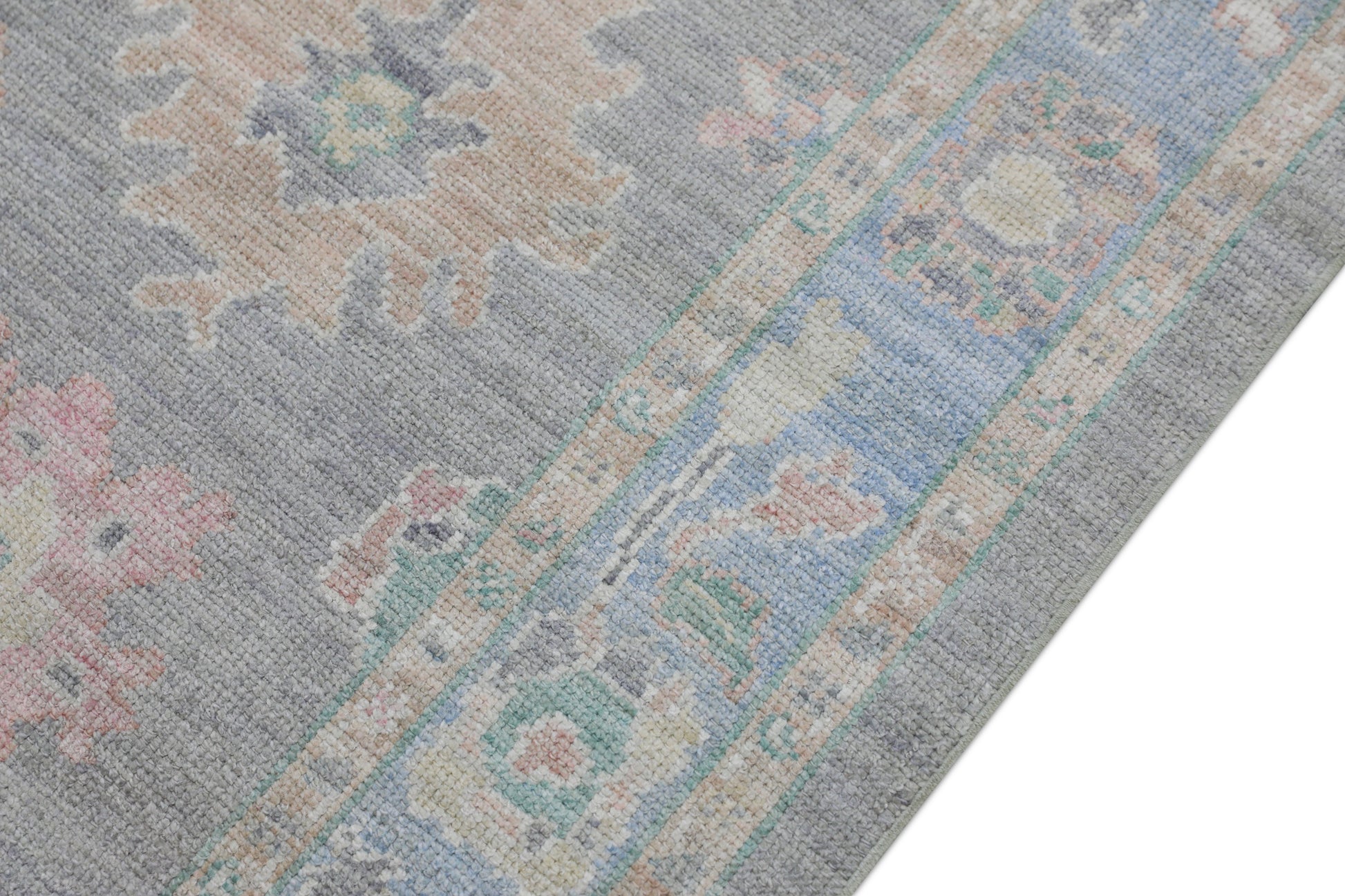 Turkish Oushak Rug 3'2" x 5'1" #2642