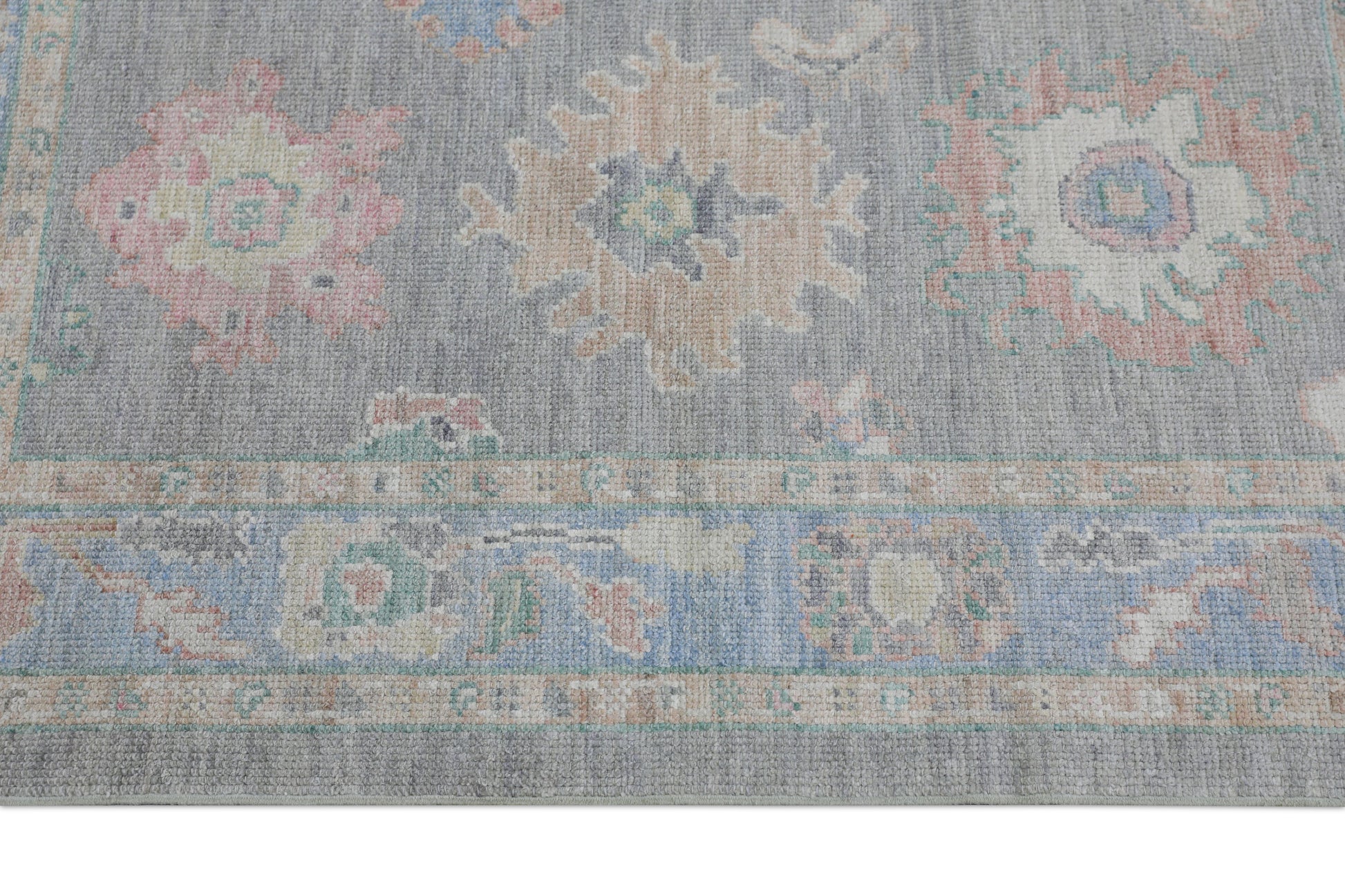 Turkish Oushak Rug 3'2" x 5'1" #2642