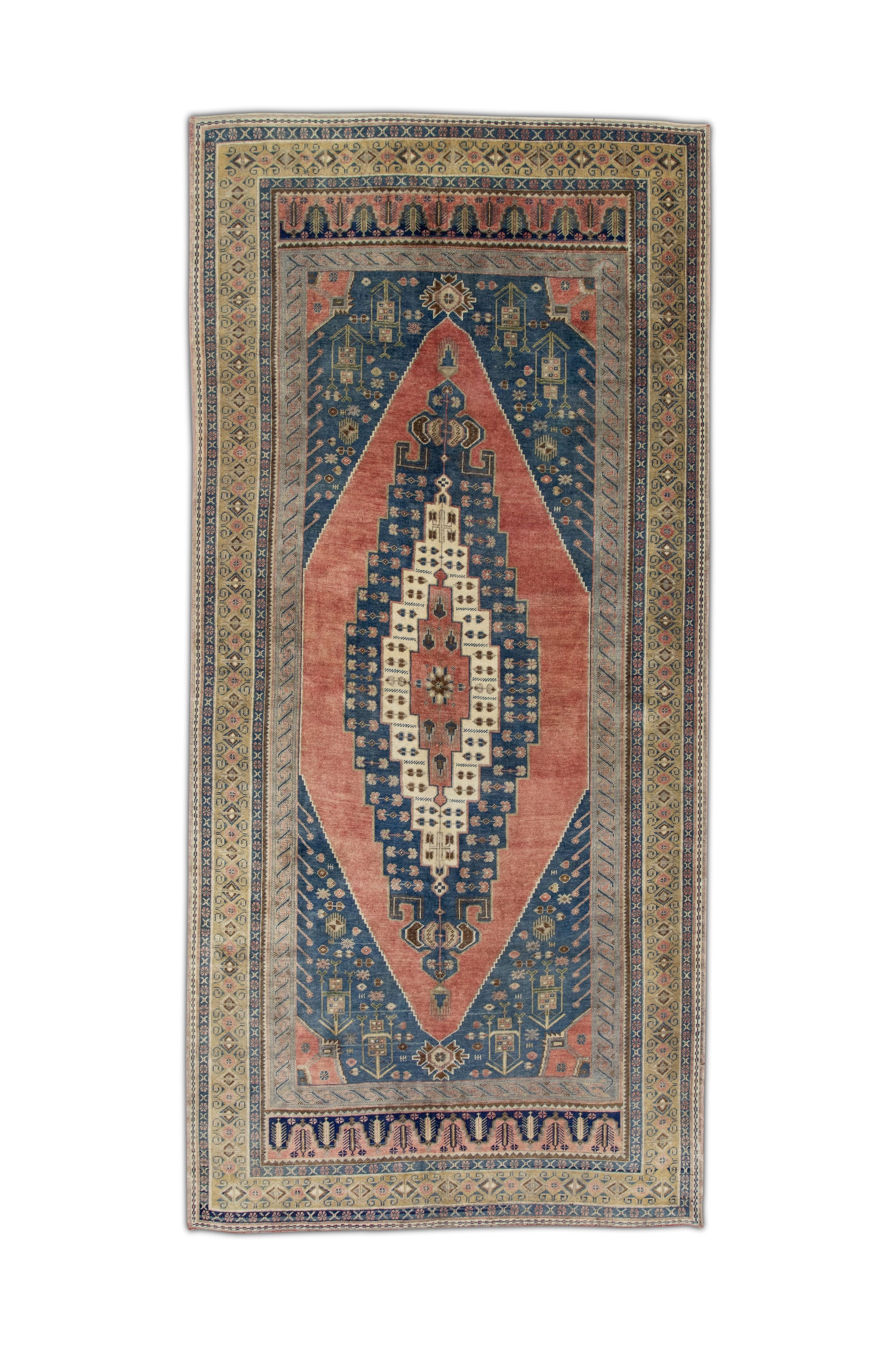 Turkish Vintage Anatolian Rug 5'6" x 10'10" #2330