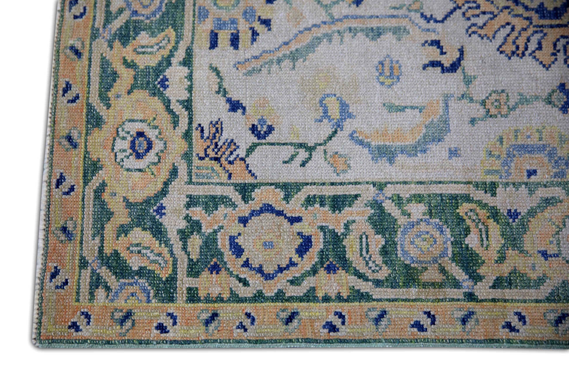 Turkish Antique Look Oushak Rug 2'8" x 5'11"  #6098