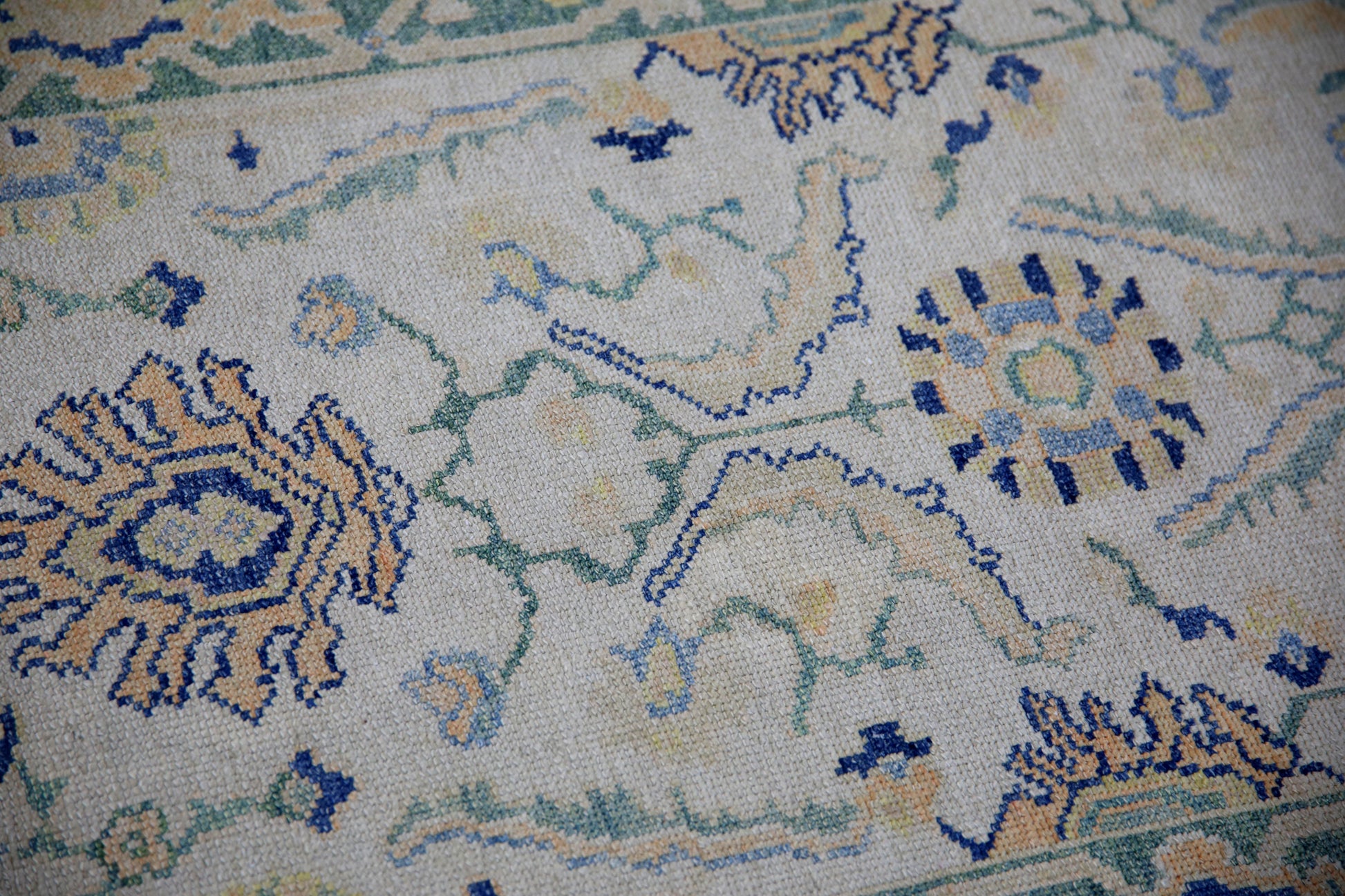 Turkish Antique Look Oushak Rug 2'8" x 5'11"  #6098