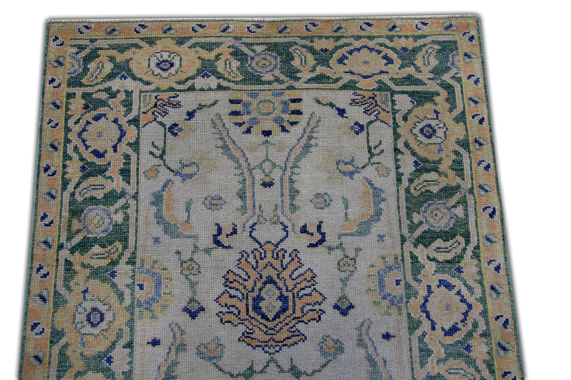 Turkish Antique Look Oushak Rug 2'8" x 5'11"  #6098