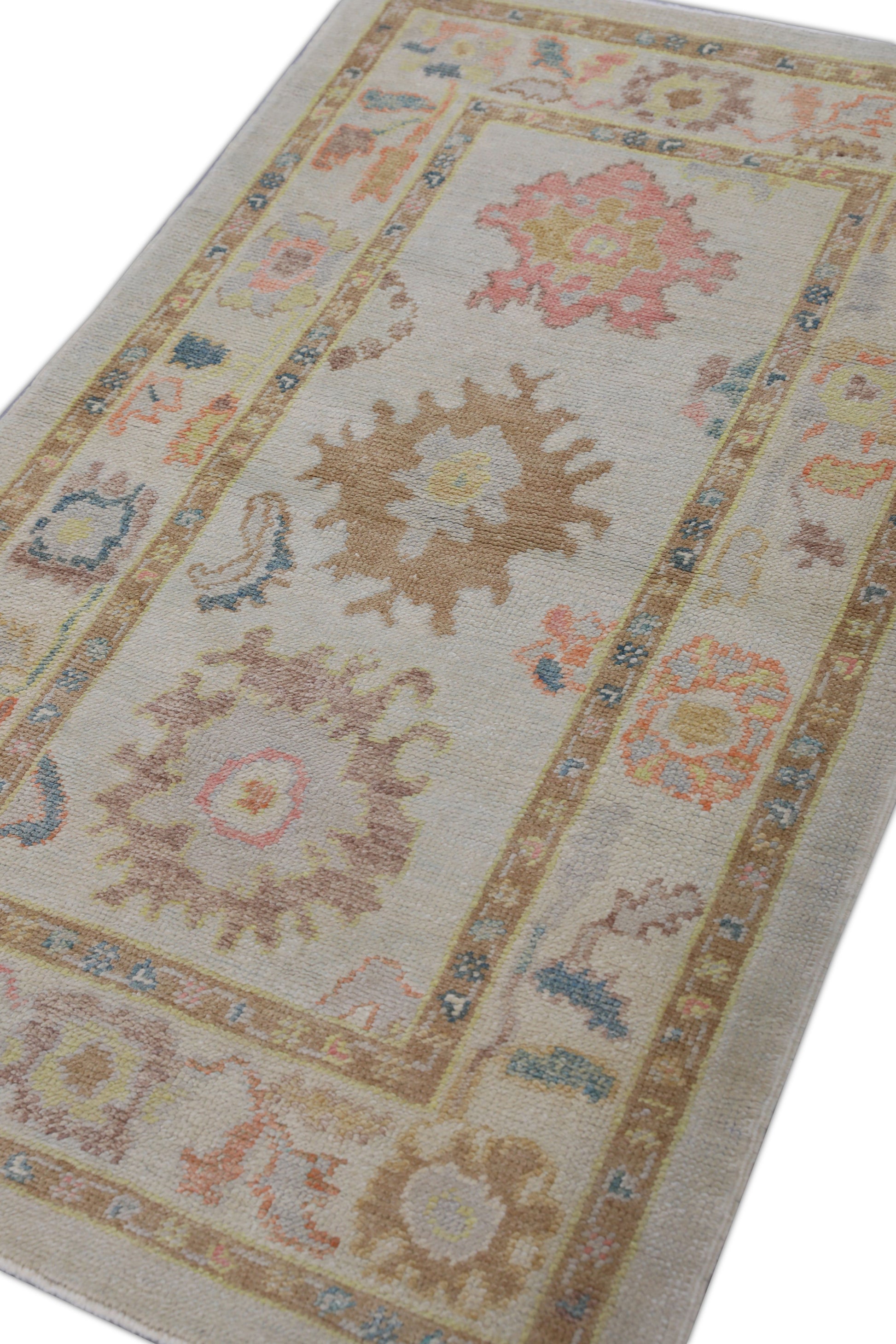 Turkish Oushak Rug 3'3" x 5'6" #2798