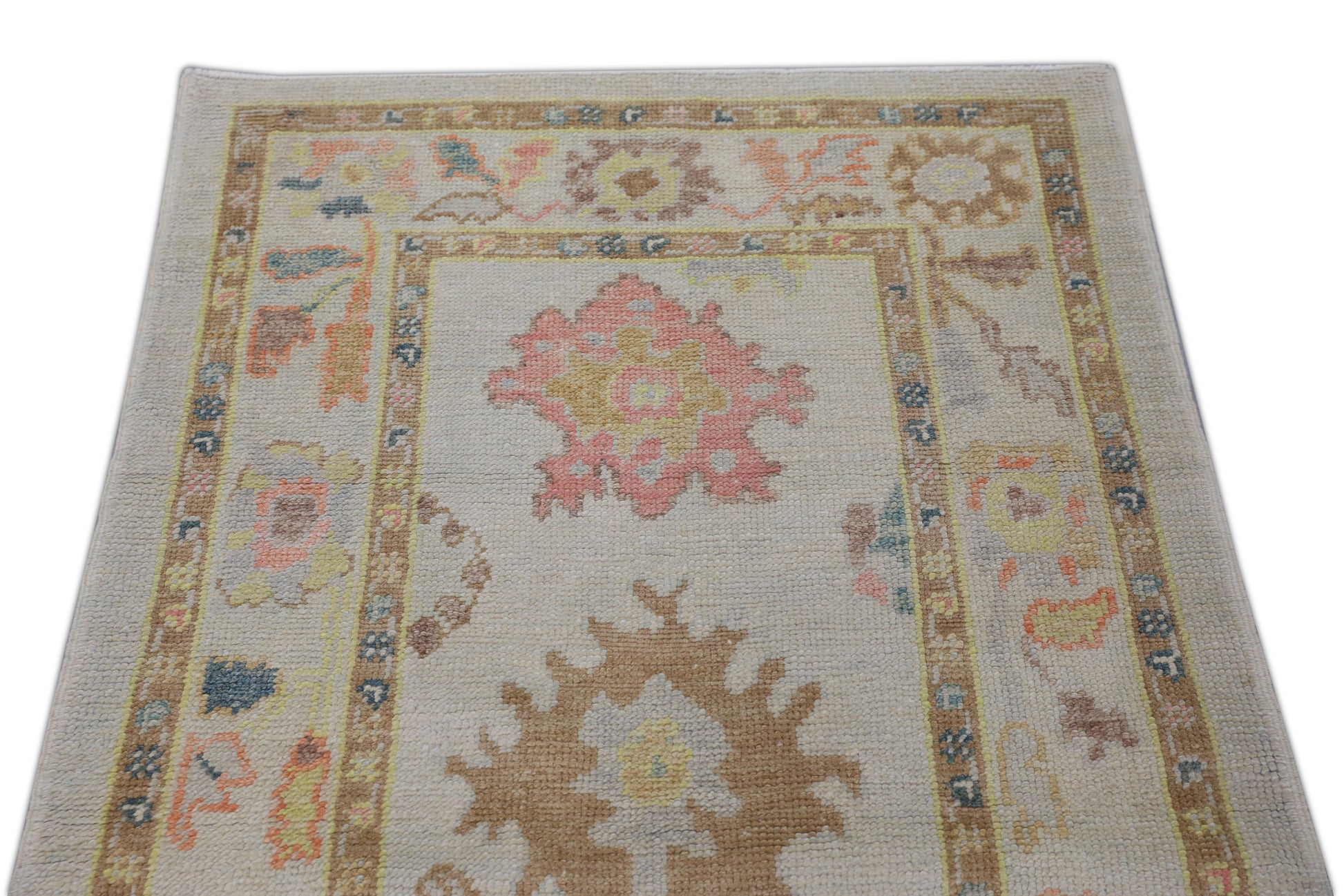 Turkish Oushak Rug 3'3" x 5'6" #2798