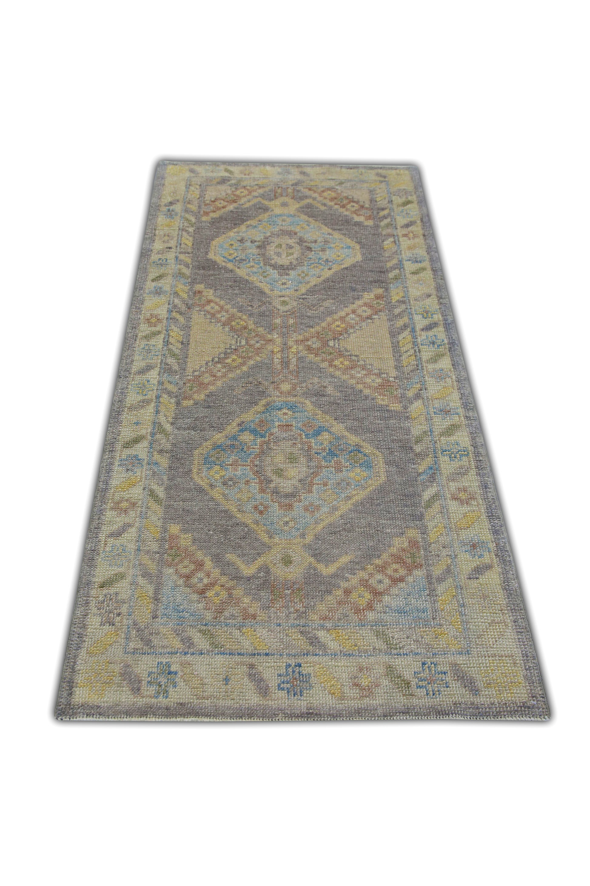 Turkish Oushak Rug 2'10" x 6'1" #6043