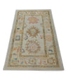 Turkish Oushak Rug 3'3" x 5'6" #2798