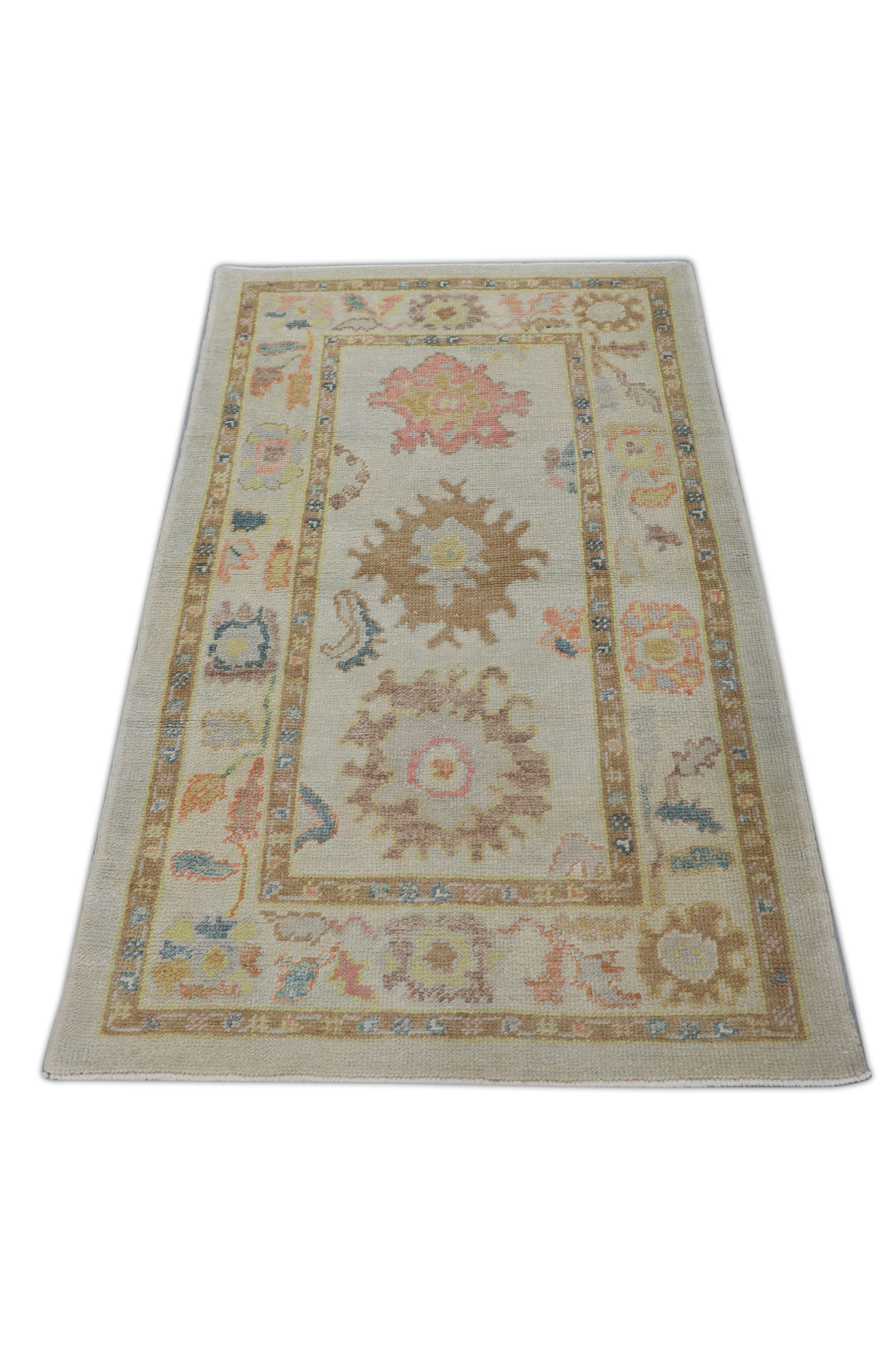 Turkish Oushak Rug 3'3" x 5'6" #2798