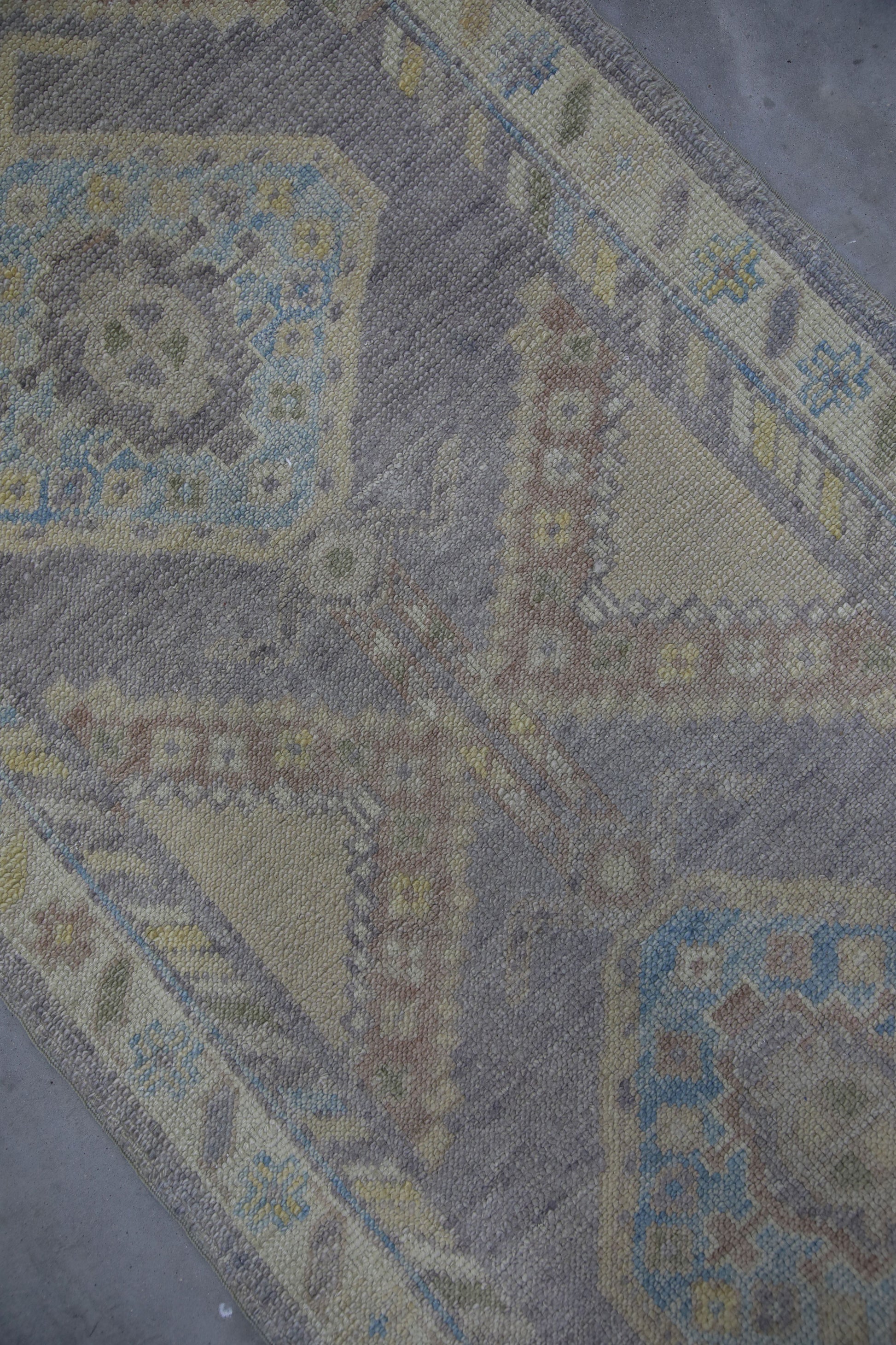 Turkish Oushak Rug 2'10" x 6'1" #6043