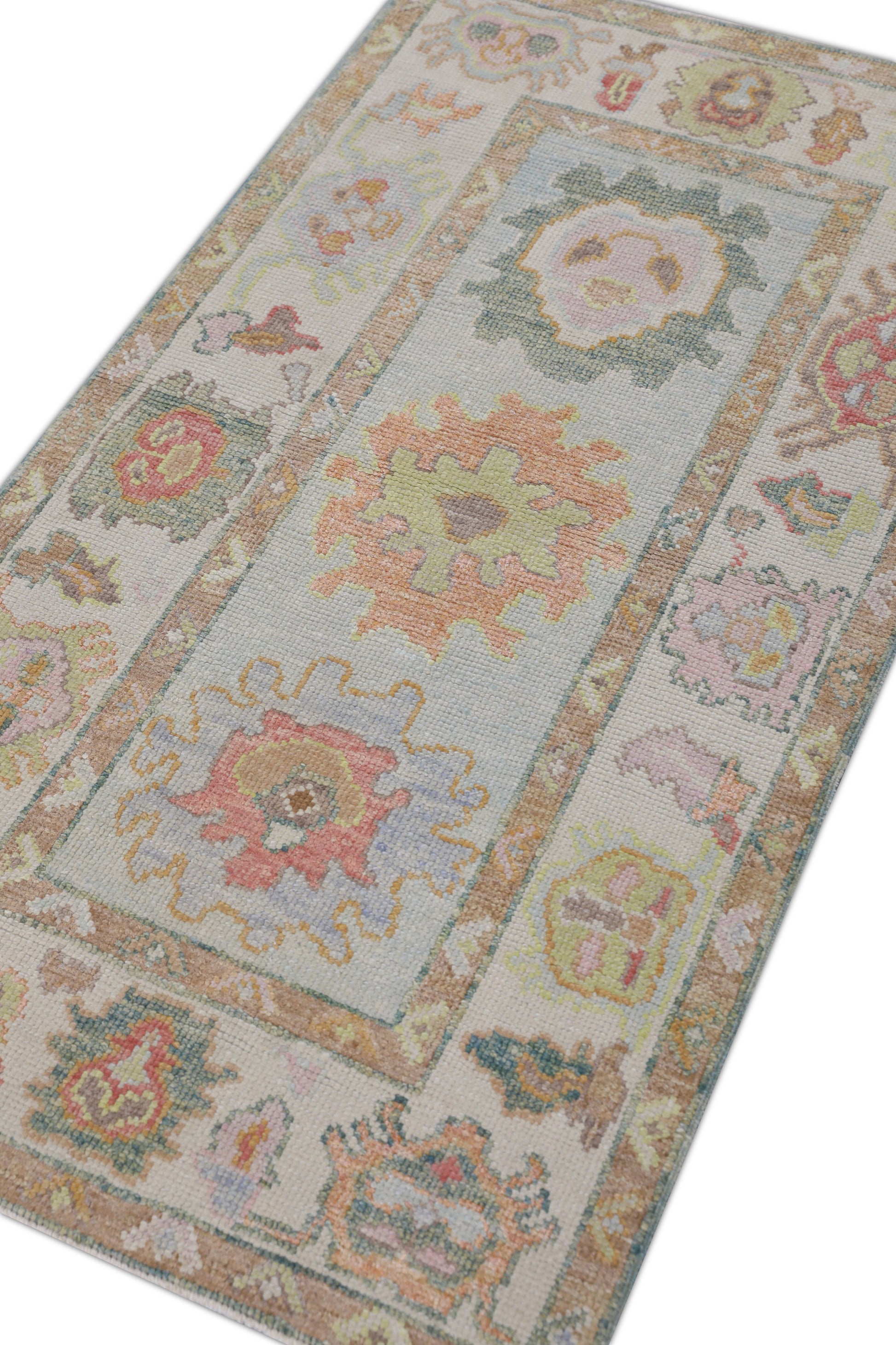 Turkish Oushak Rug 2'11" x 5'2" #2909