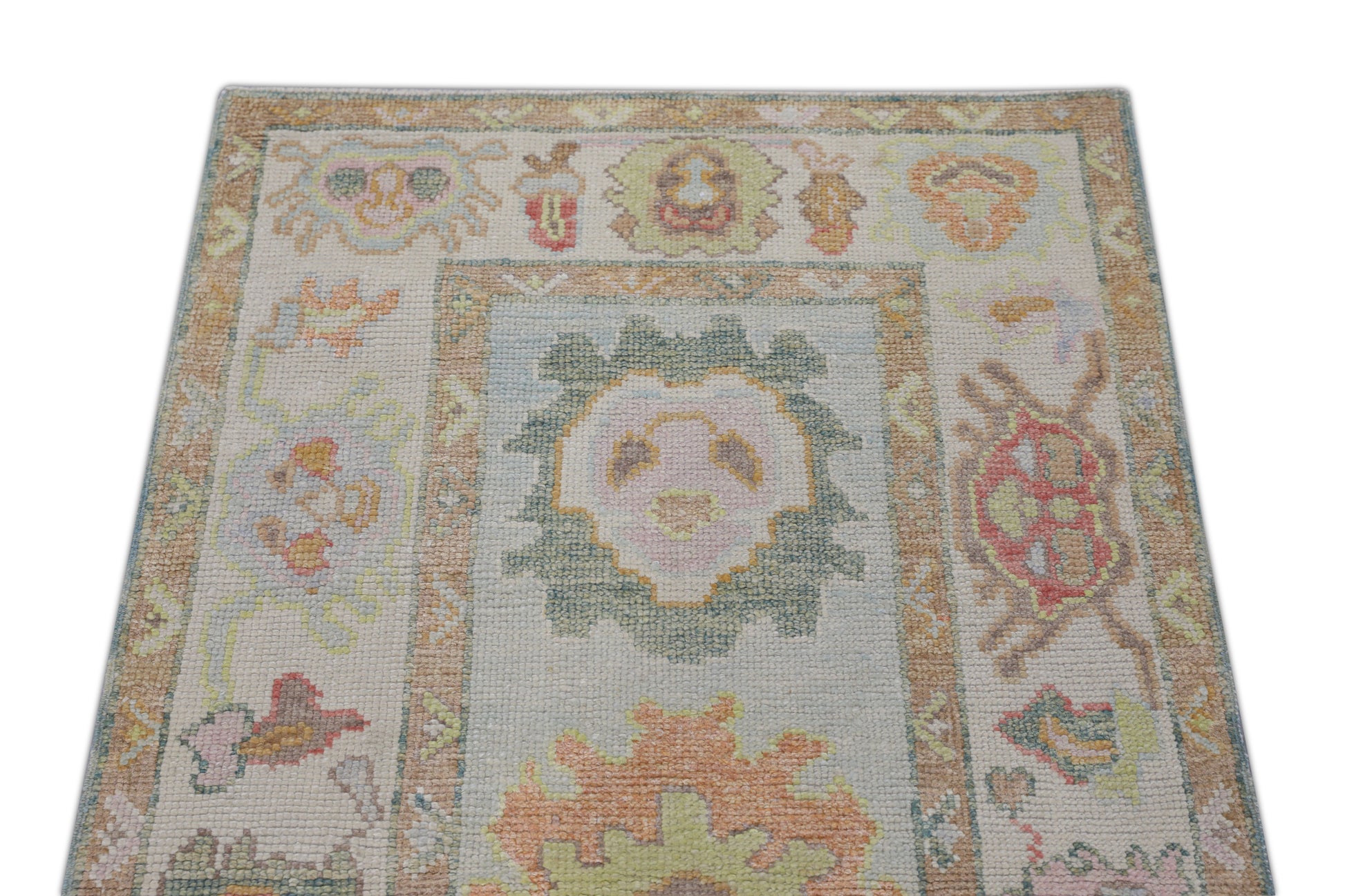 Turkish Oushak Rug 2'11" x 5'2" #2909