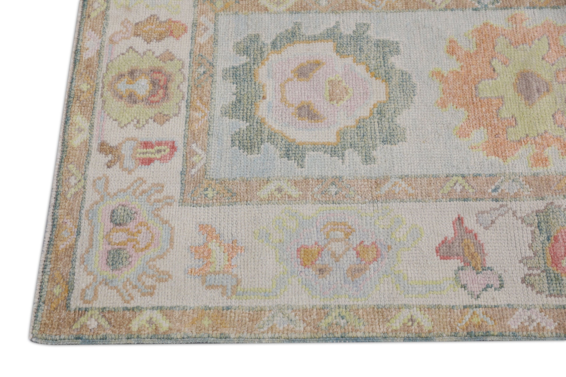 Turkish Oushak Rug 2'11" x 5'2" #2909