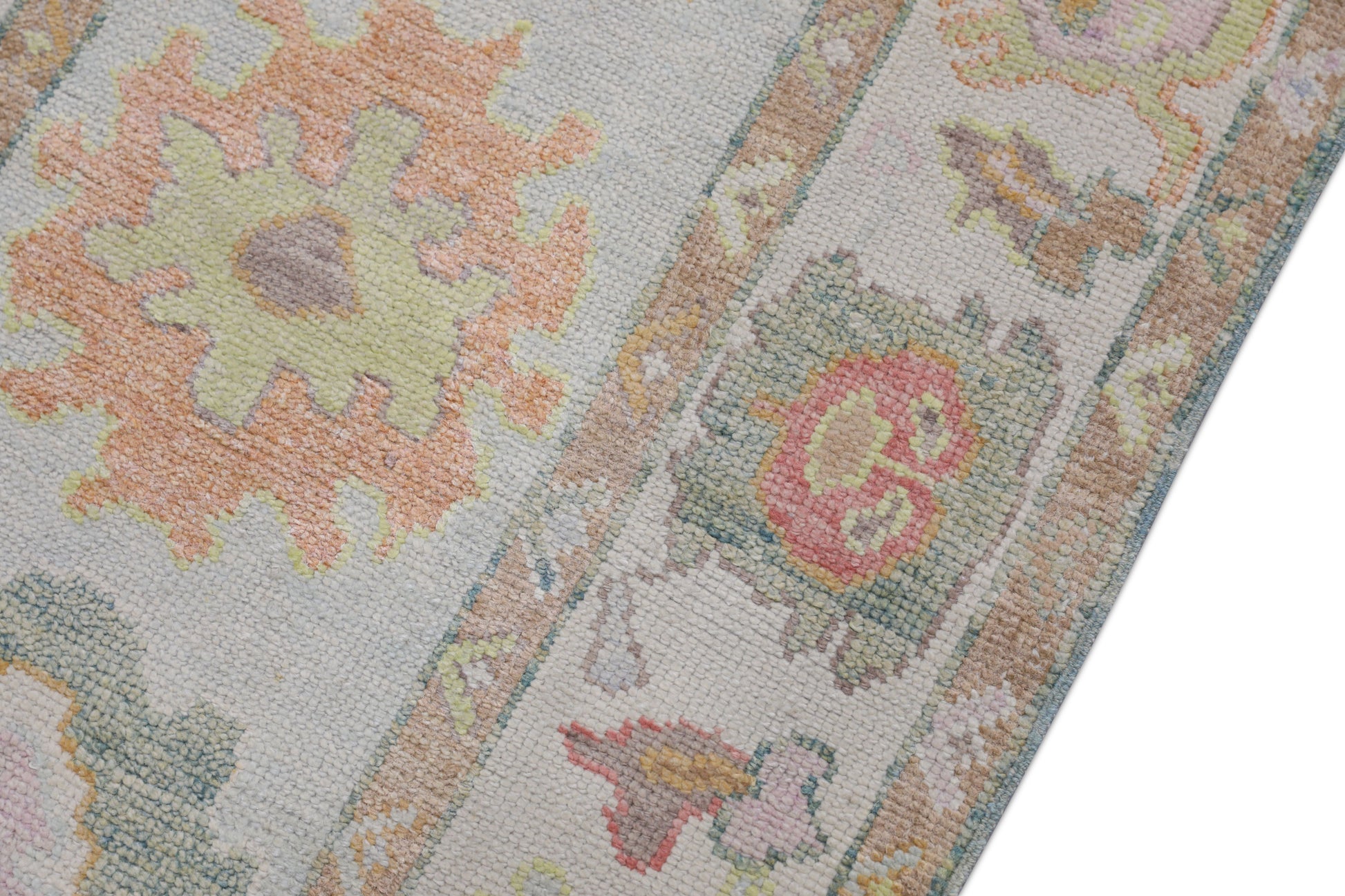 Turkish Oushak Rug 2'11" x 5'2" #2909
