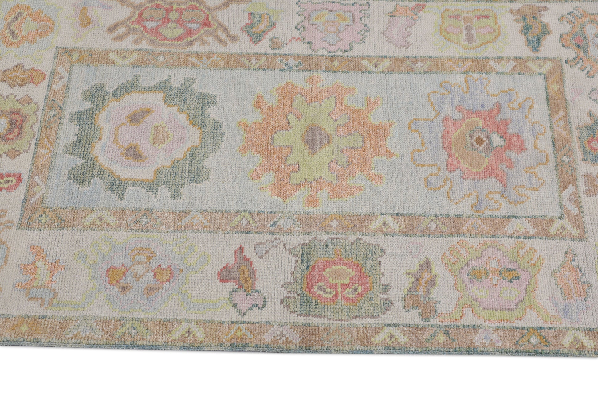 Turkish Oushak Rug 2'11" x 5'2" #2909