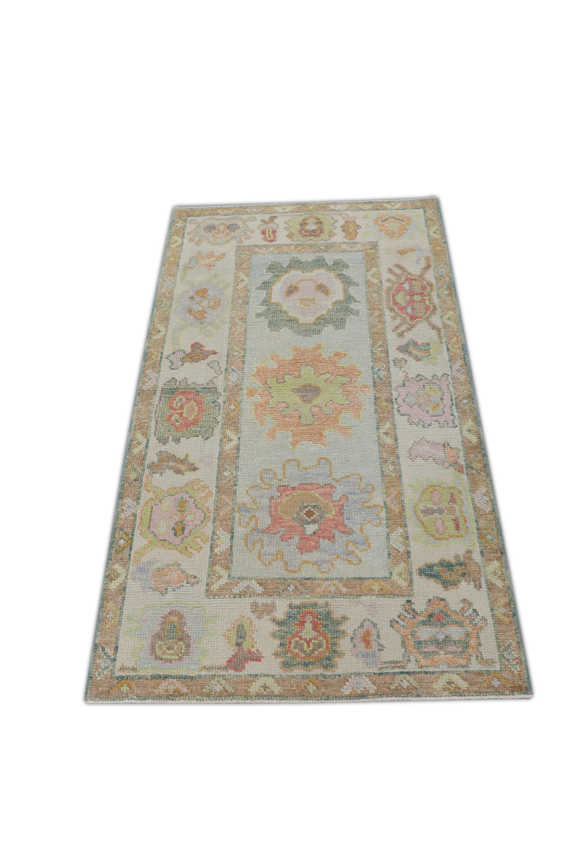 Turkish Oushak Rug 2'11" x 5'2" #2909