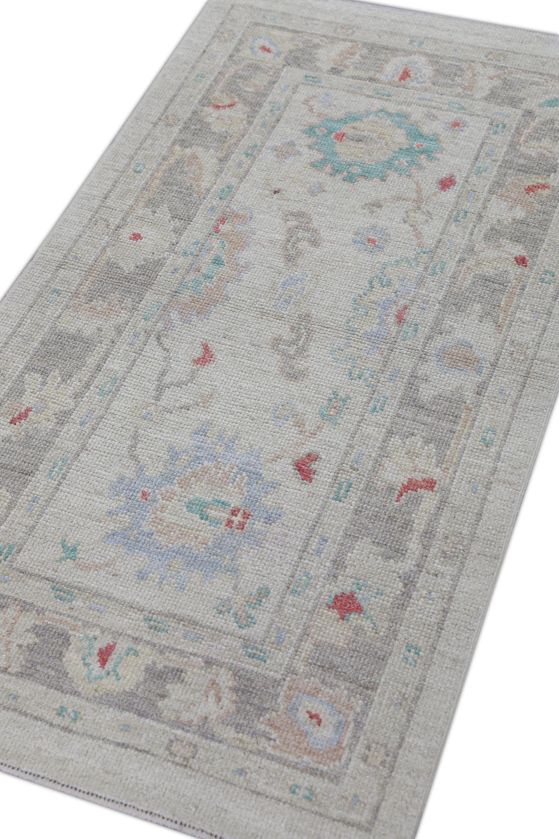 Turkish Oushak Rug 2'9" x 5' #2595