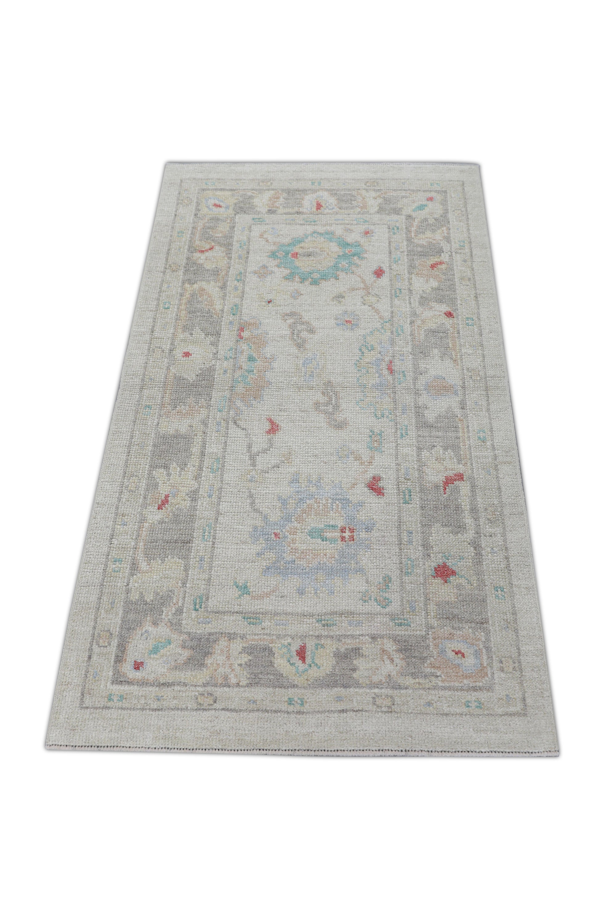 Turkish Oushak Rug 2'9" x 5' #2595