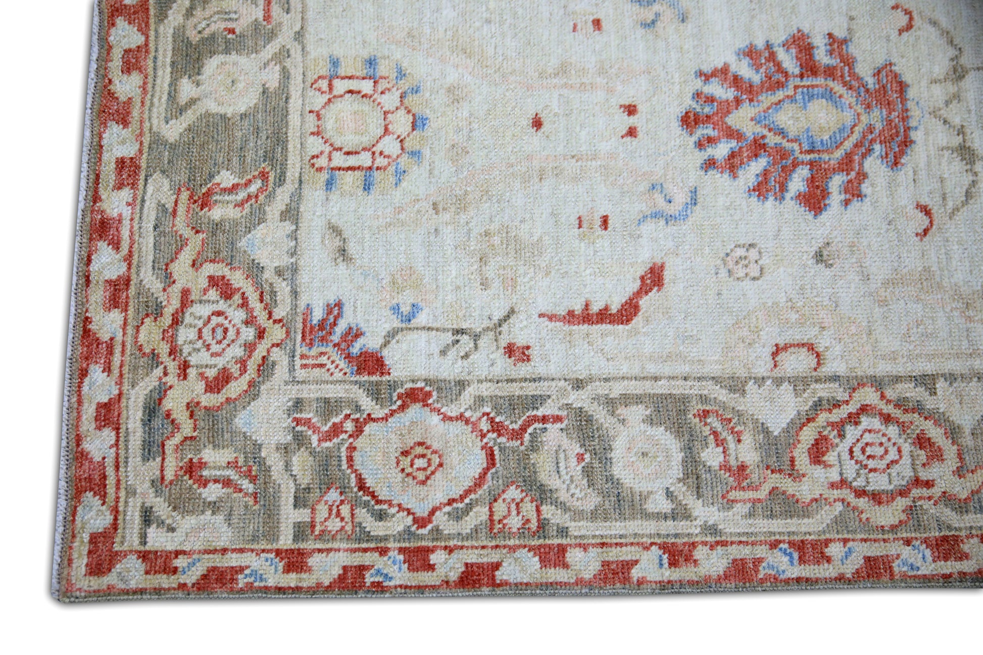 Turkish Antique Look Oushak Rug 2'8" x 6'2"  #5056