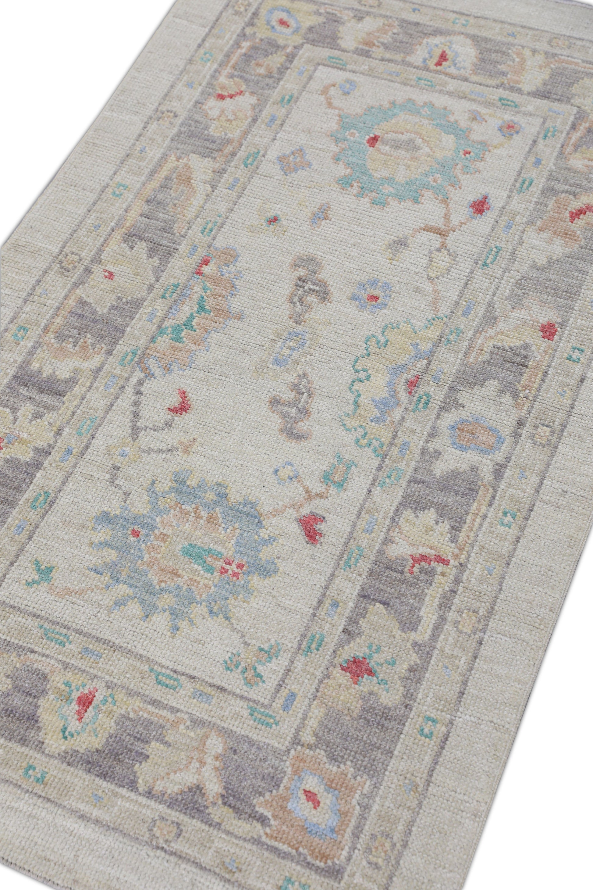 Turkish Oushak Rug 2'11" x 4'11" #2594