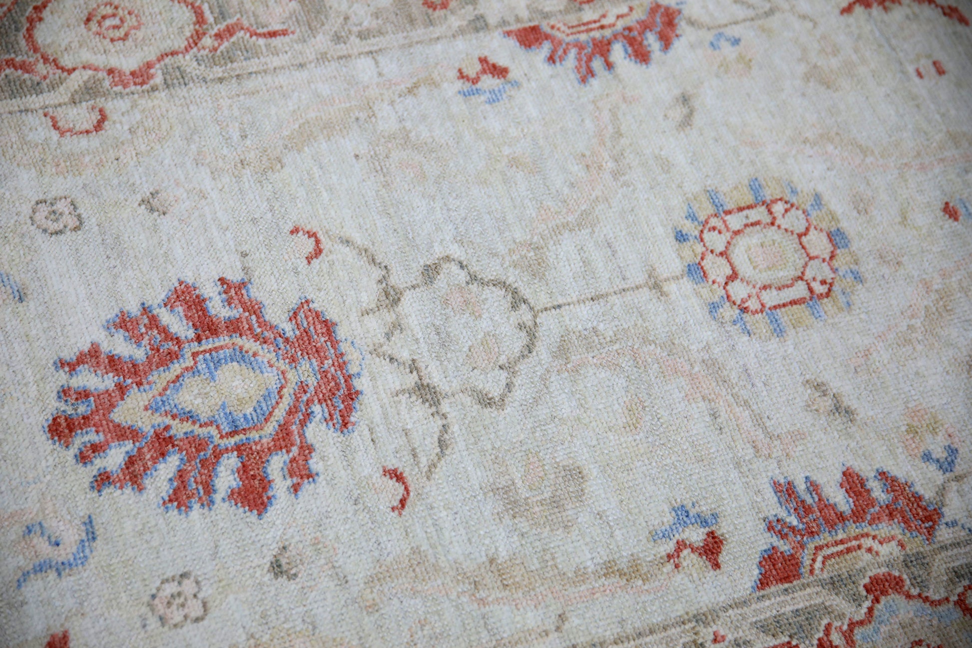 Turkish Antique Look Oushak Rug 2'8" x 6'2"  #5056