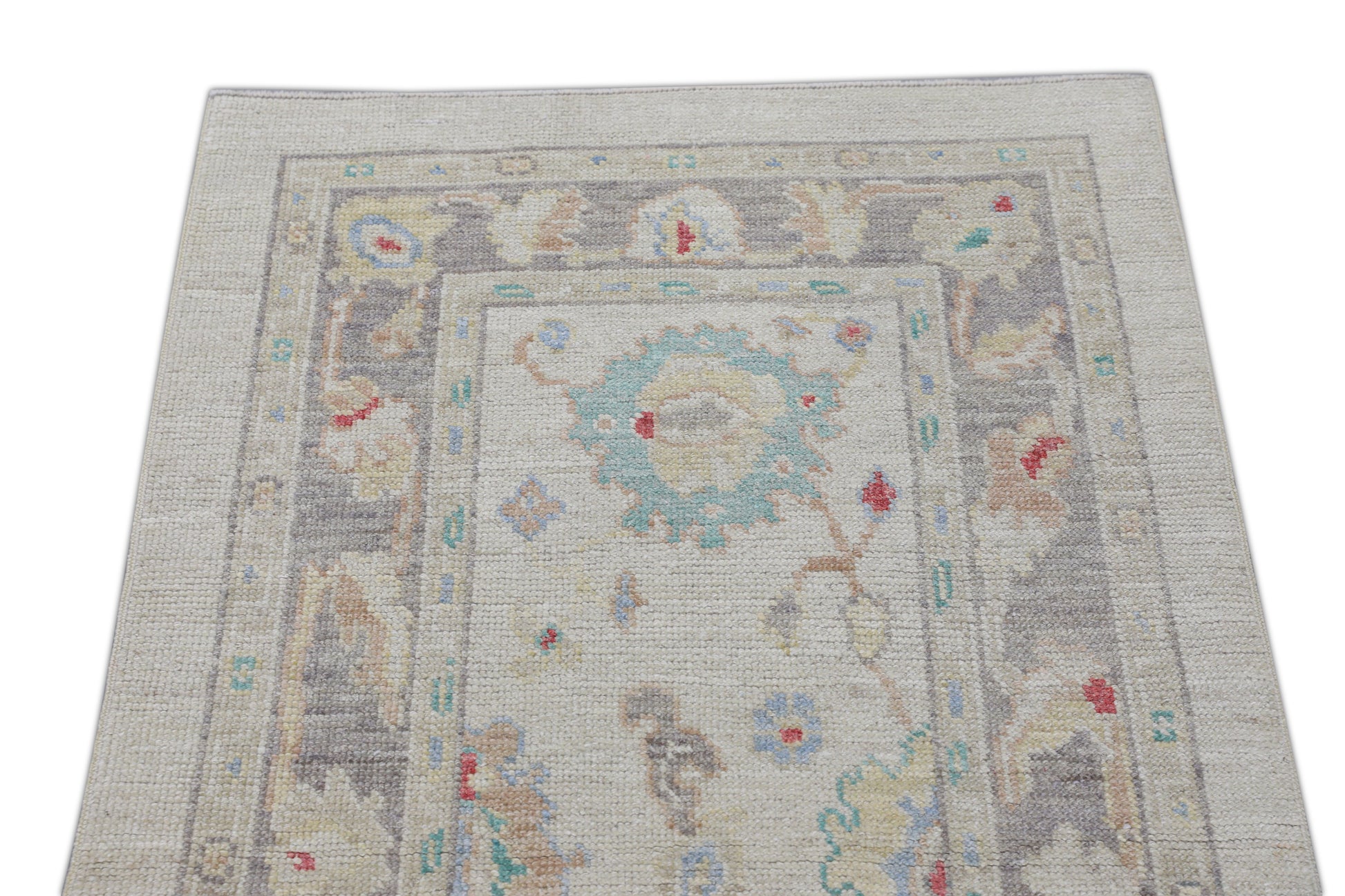 Turkish Oushak Rug 2'11" x 4'11" #2594