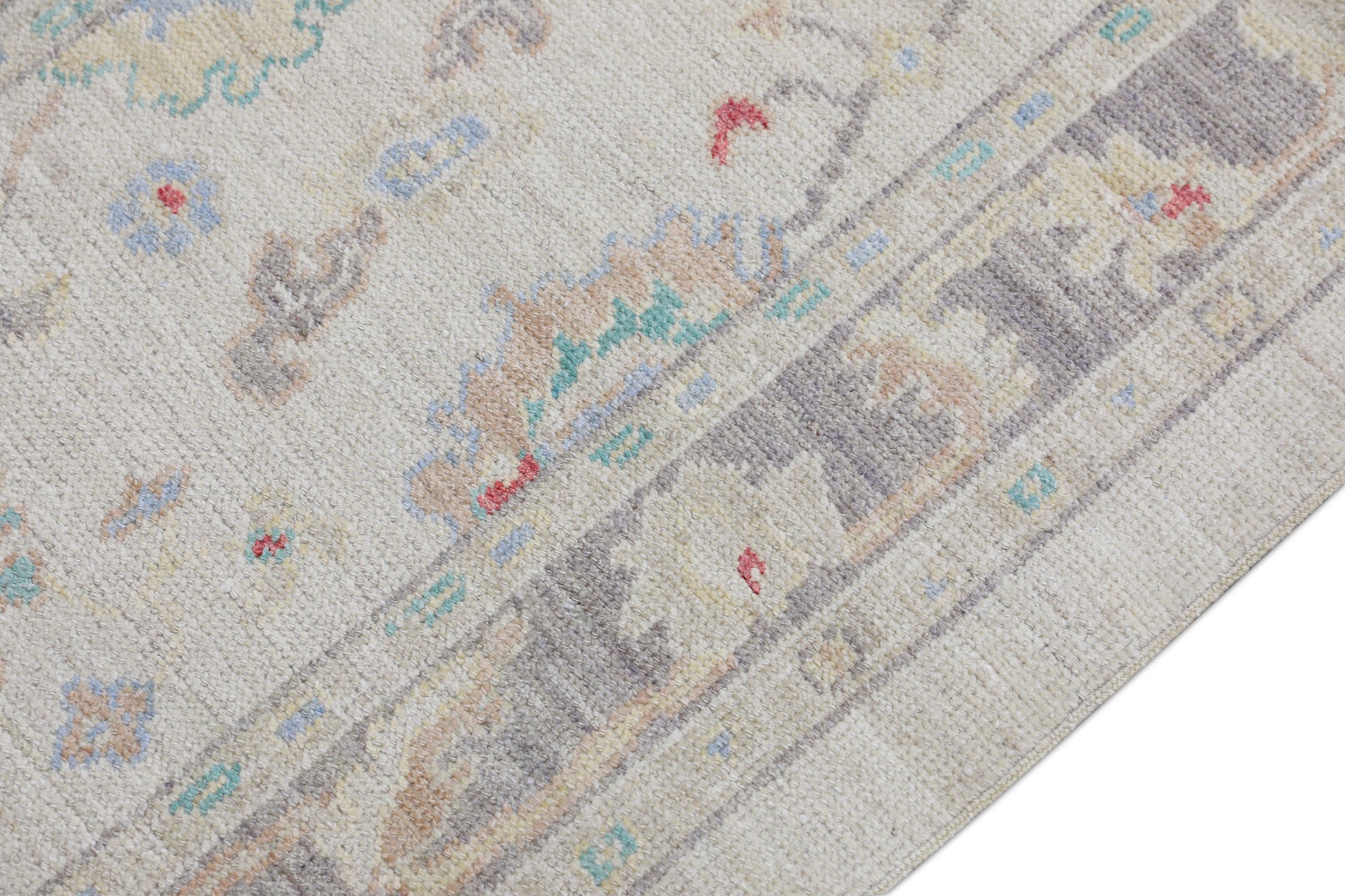 Turkish Oushak Rug 2'11" x 4'11" #2594