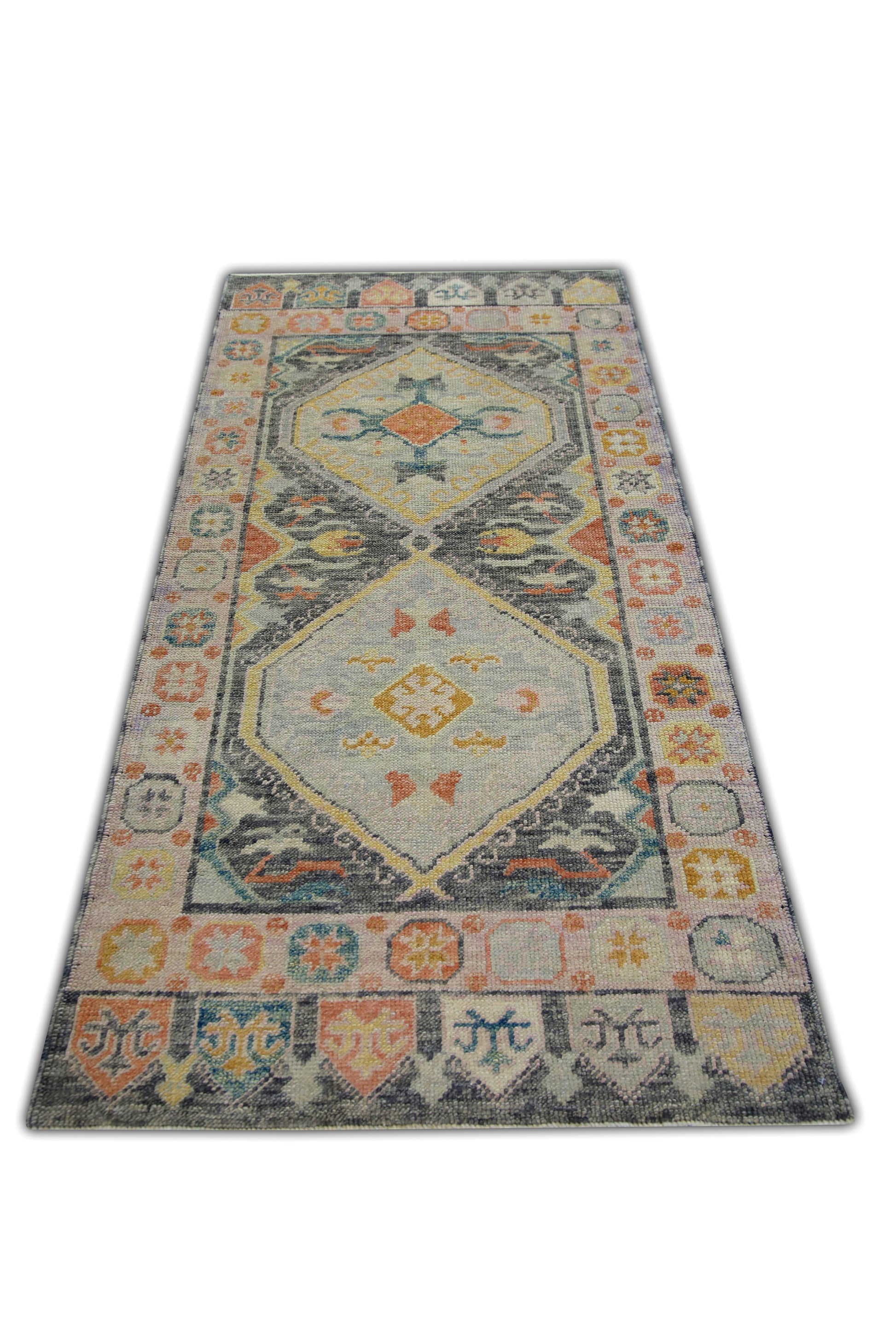 Turkish Oushak Rug 3'1" x 6'6" #5944