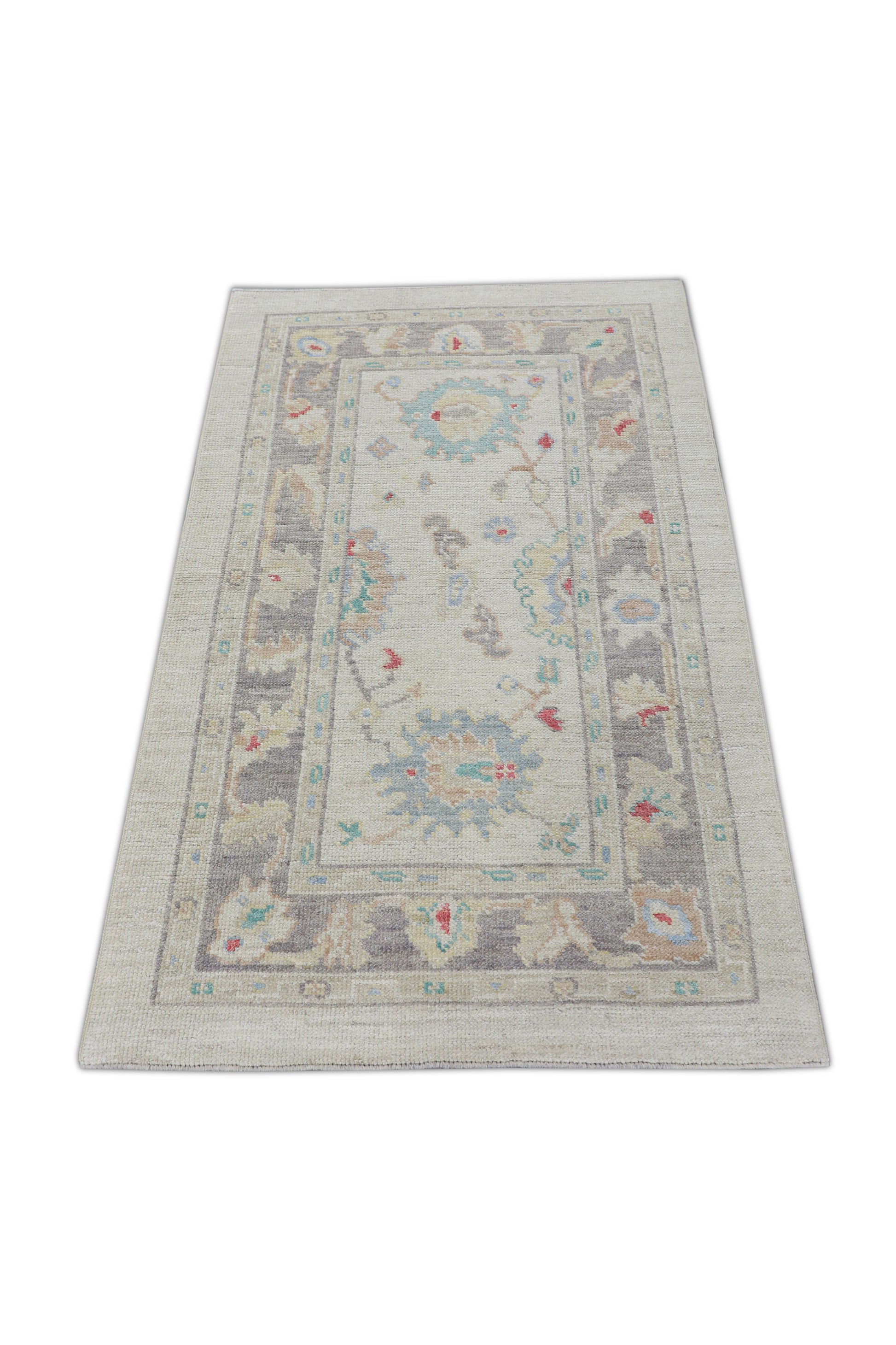 Turkish Oushak Rug 2'11" x 4'11" #2594