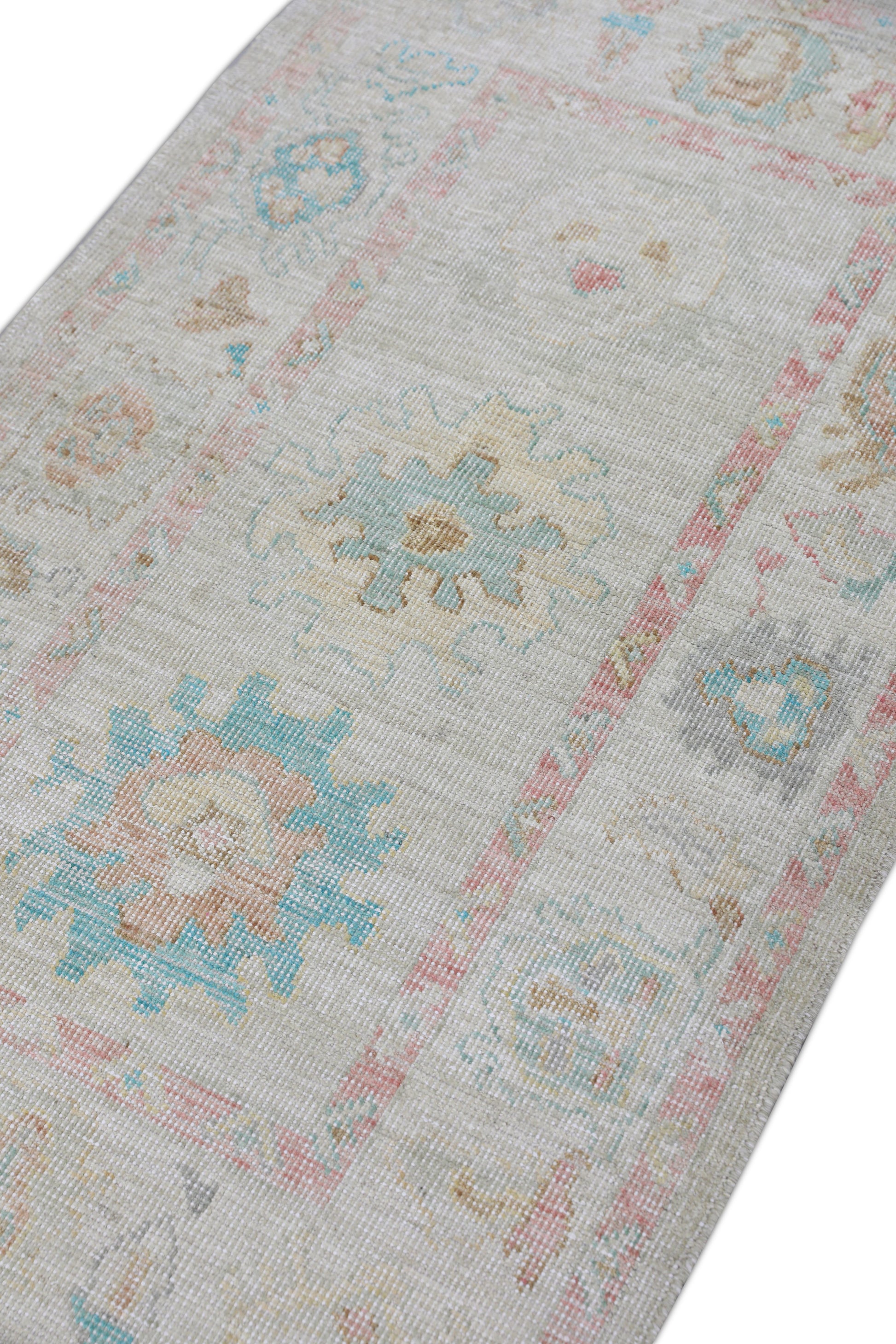 Turkish Oushak Rug 3'1" x 5'2" #2576