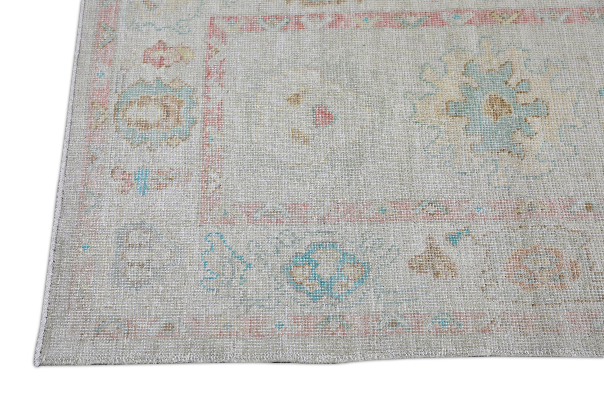 Turkish Oushak Rug 3'1" x 5'2" #2576