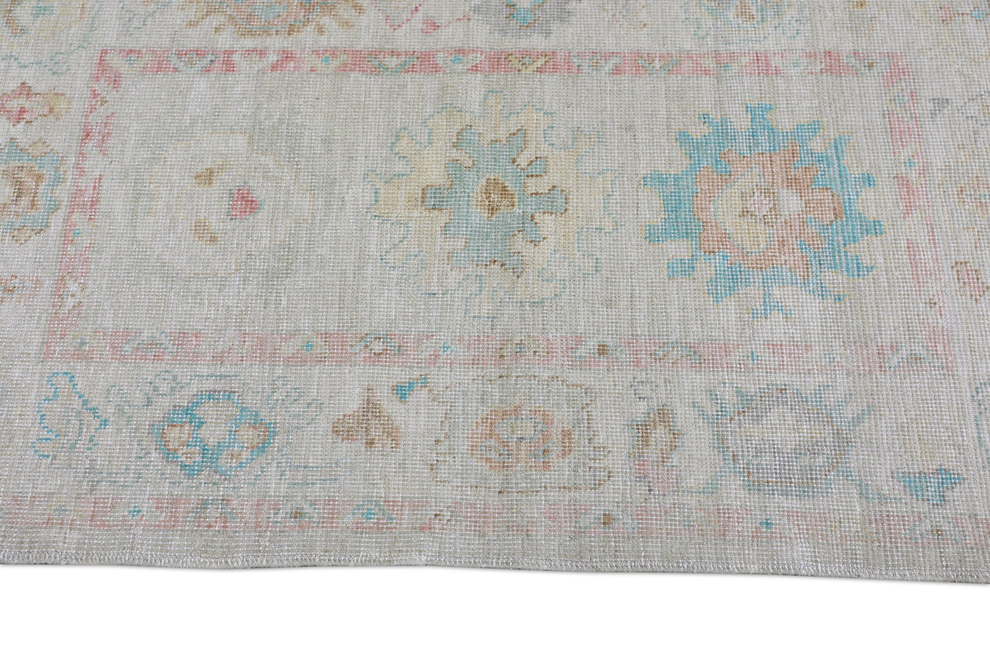 Turkish Oushak Rug 3'1" x 5'2" #2576
