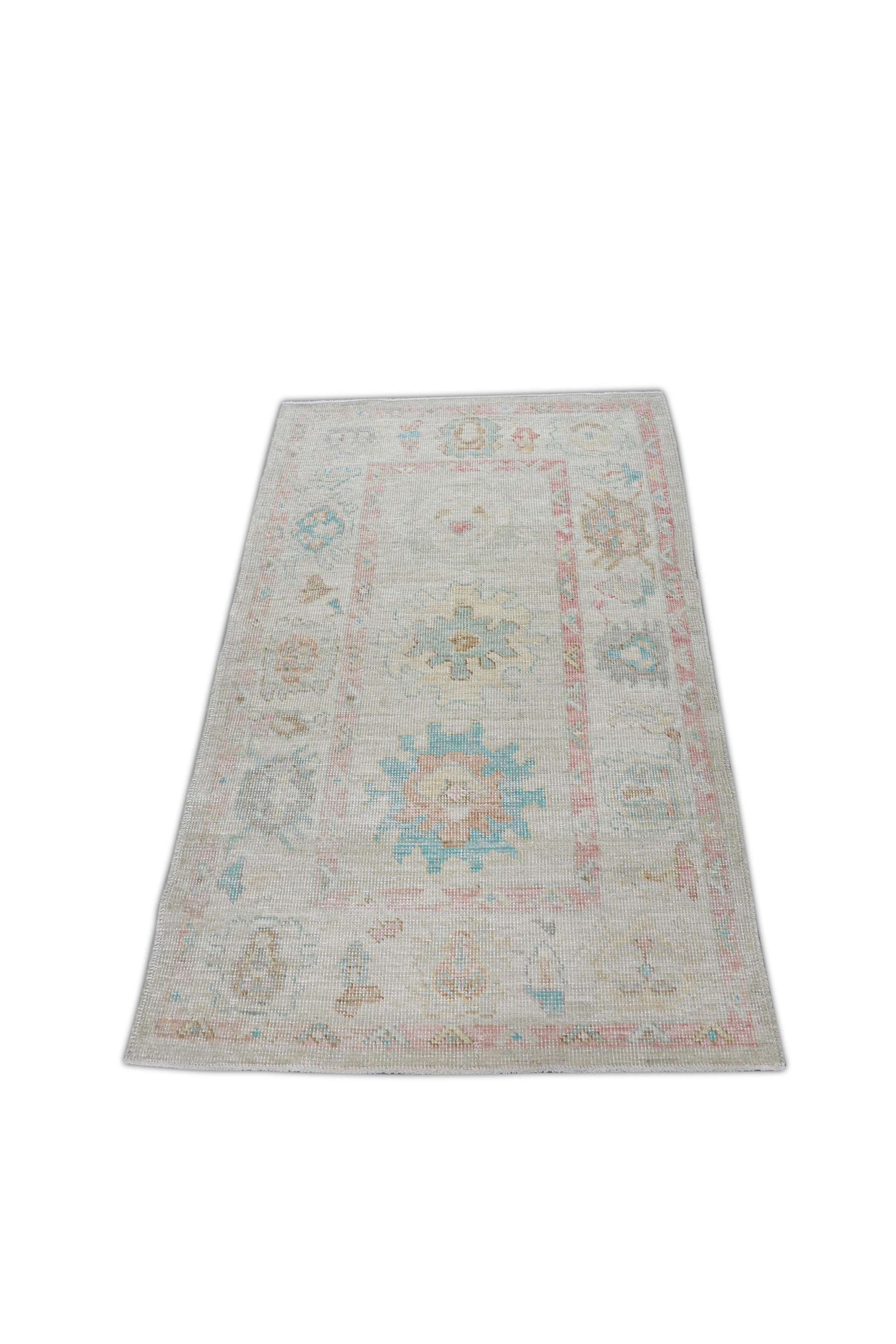 Turkish Oushak Rug 3'1" x 5'2" #2576