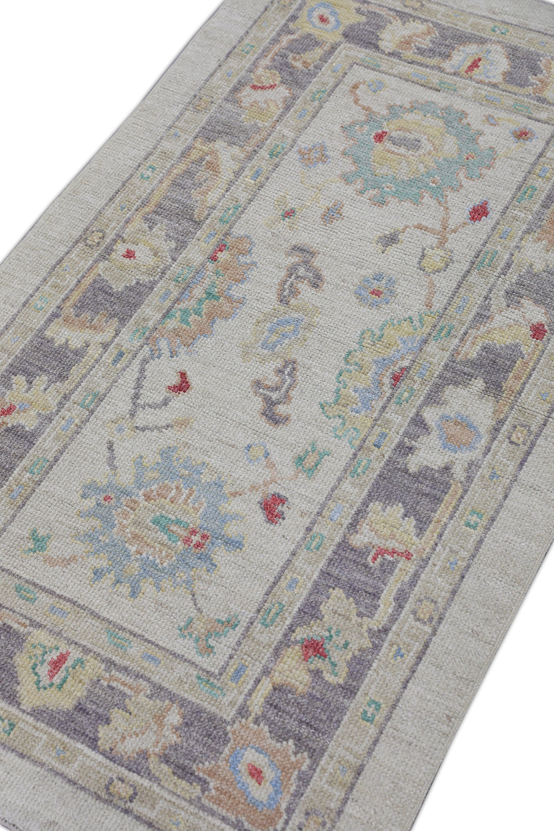 Turkish Oushak Rug 2'11" x 4'11" #2596