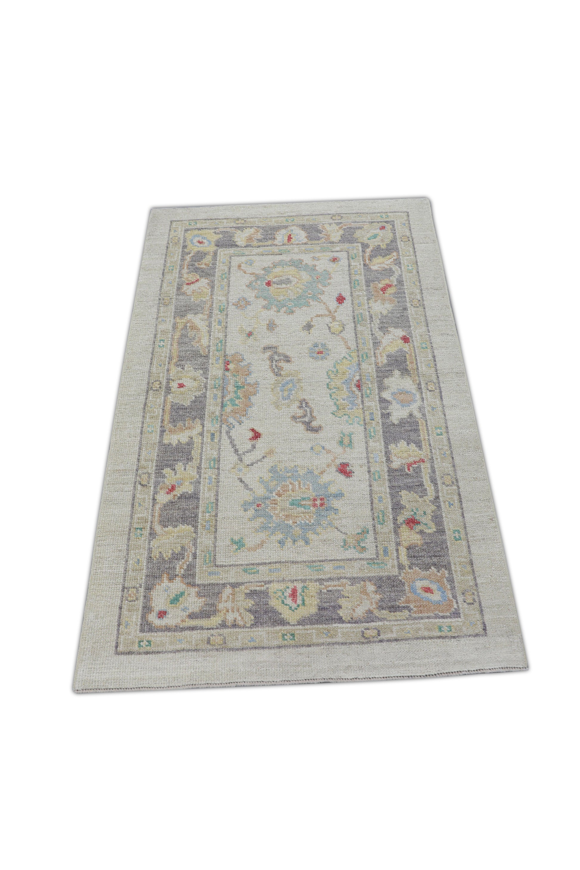 Turkish Oushak Rug 2'11" x 4'11" #2596