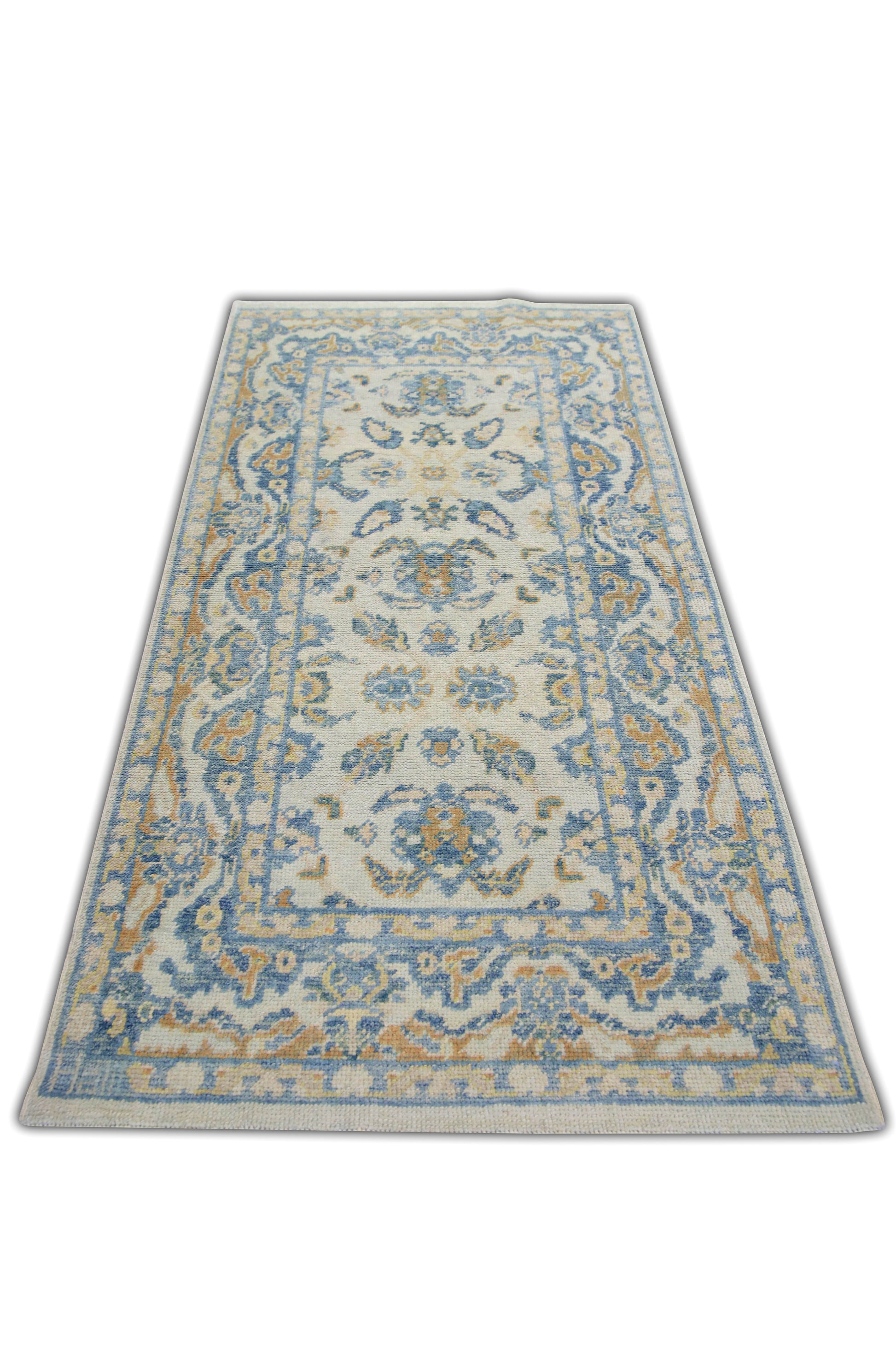 Turkish Oushak Rug 3'2" x 7'1" #5764