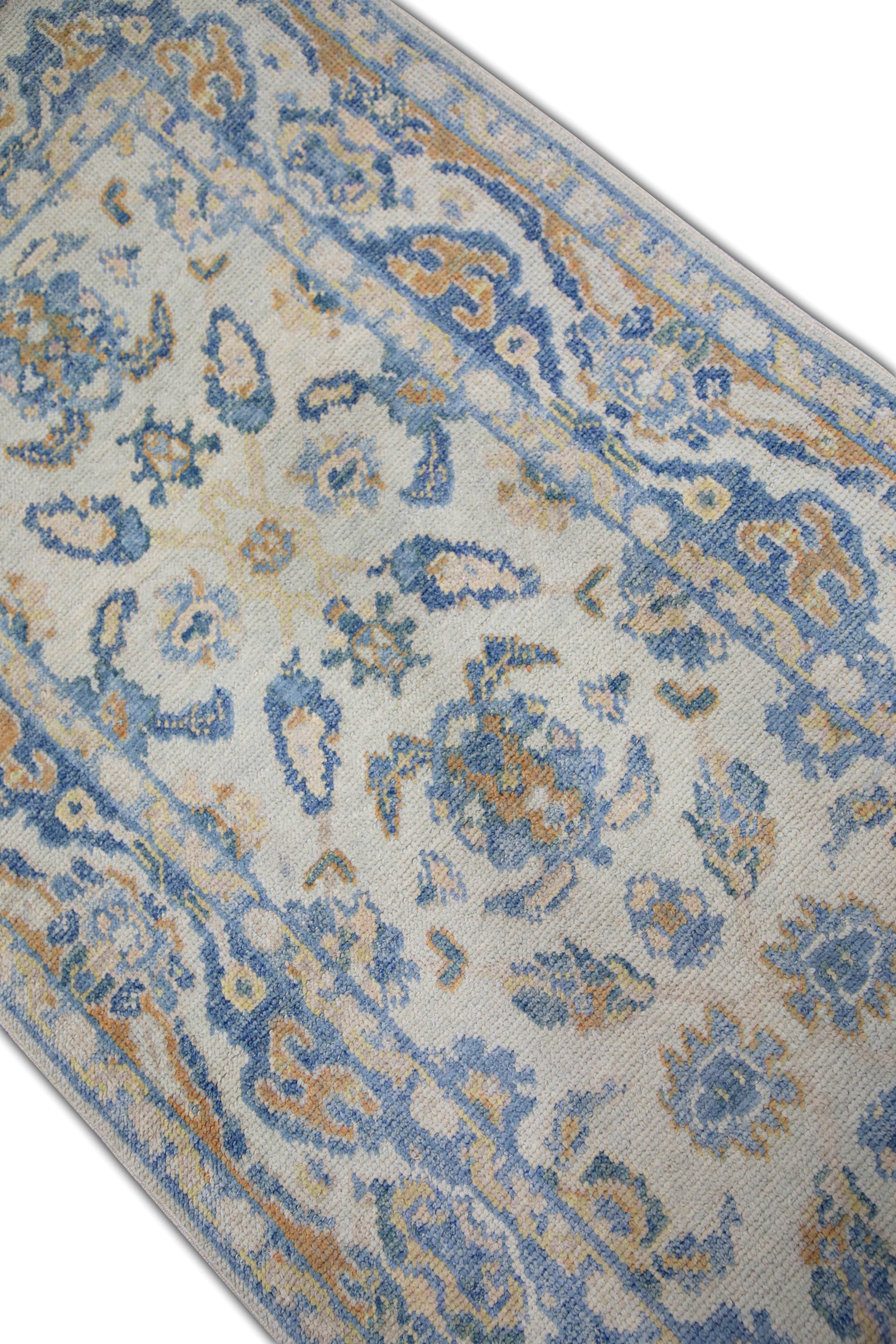 Turkish Oushak Rug 3'2" x 7'1" #5764